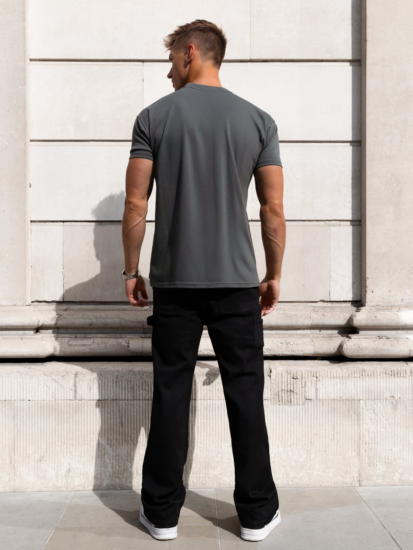 Rhys Relaxed T-Shirt - Khaki Grey