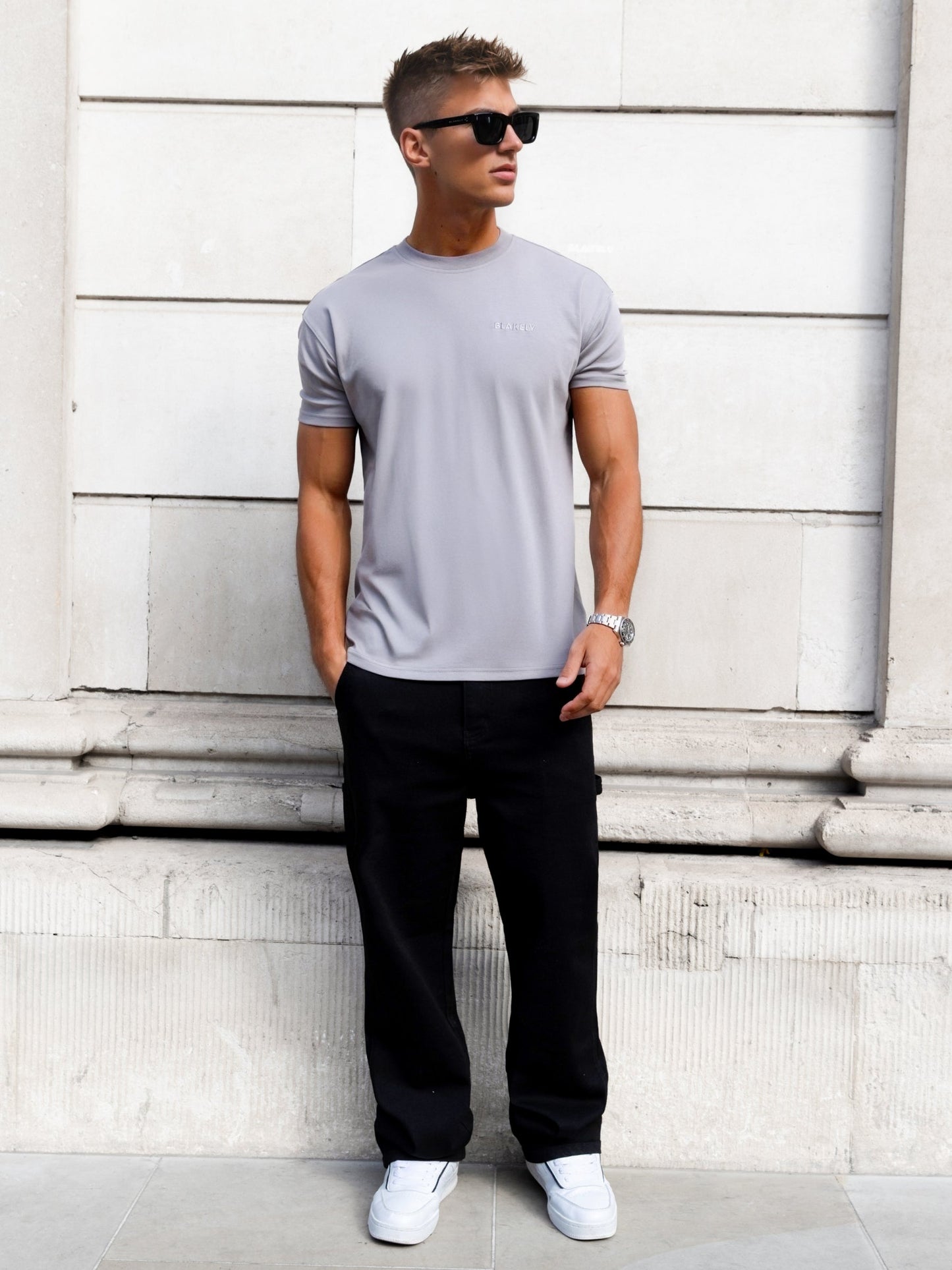 Rhys Relaxed T-Shirt - Mid Grey