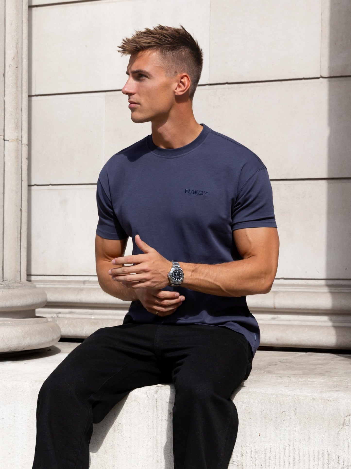 Rhys Relaxed T-Shirt - True Navy