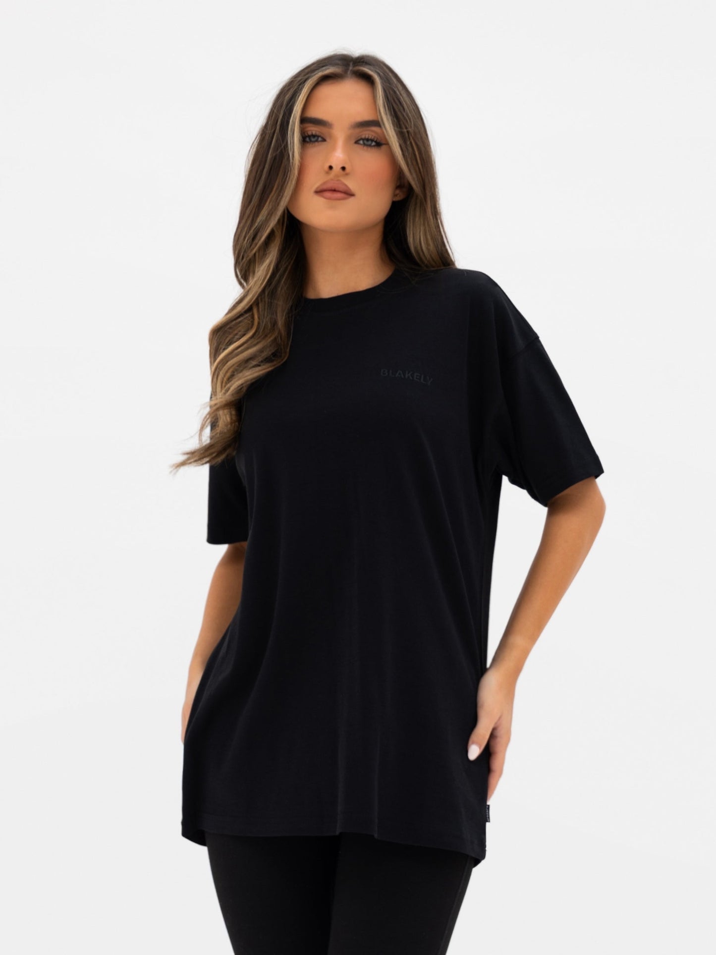 Isla Oversized T-Shirt - Black