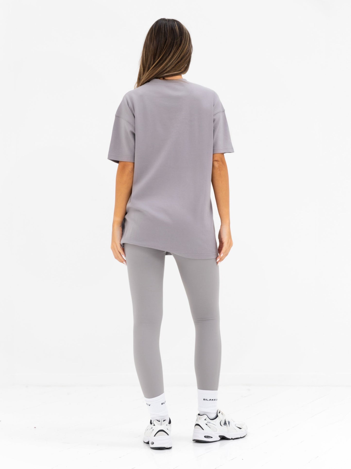 Isla Oversized T-Shirt - Mid Grey