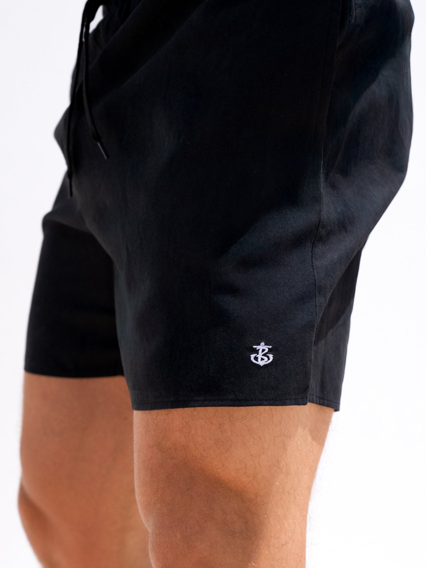 Anchor Swim Shorts - Black