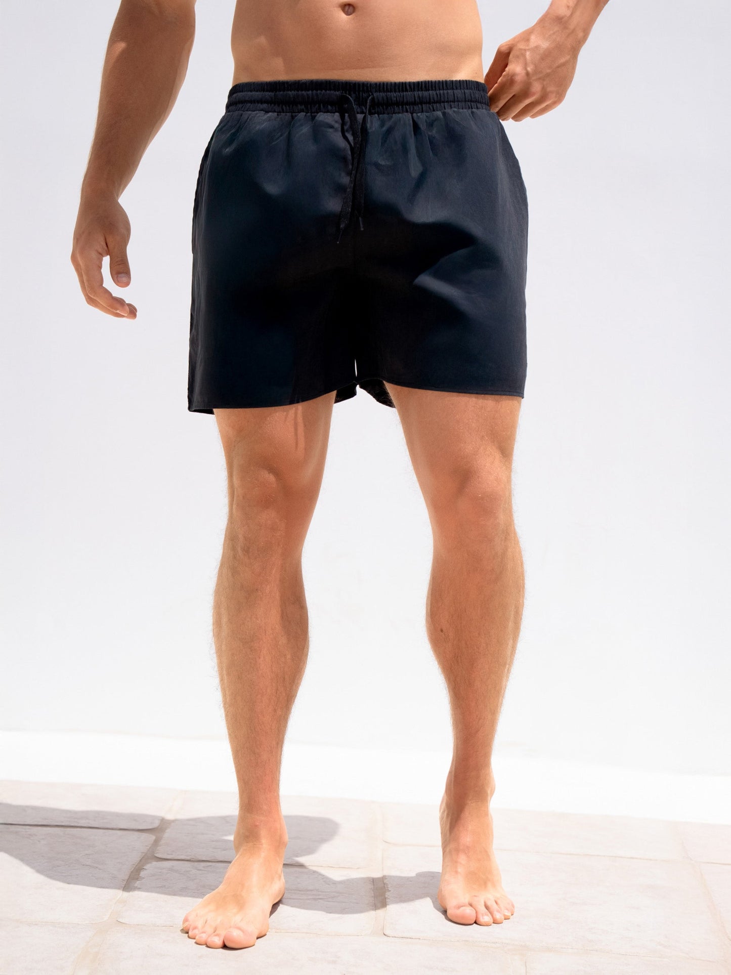 Anchor Swim Shorts - Black