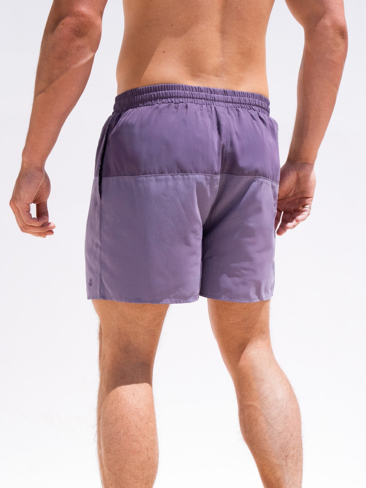 Anchor Swim Shorts - Purple