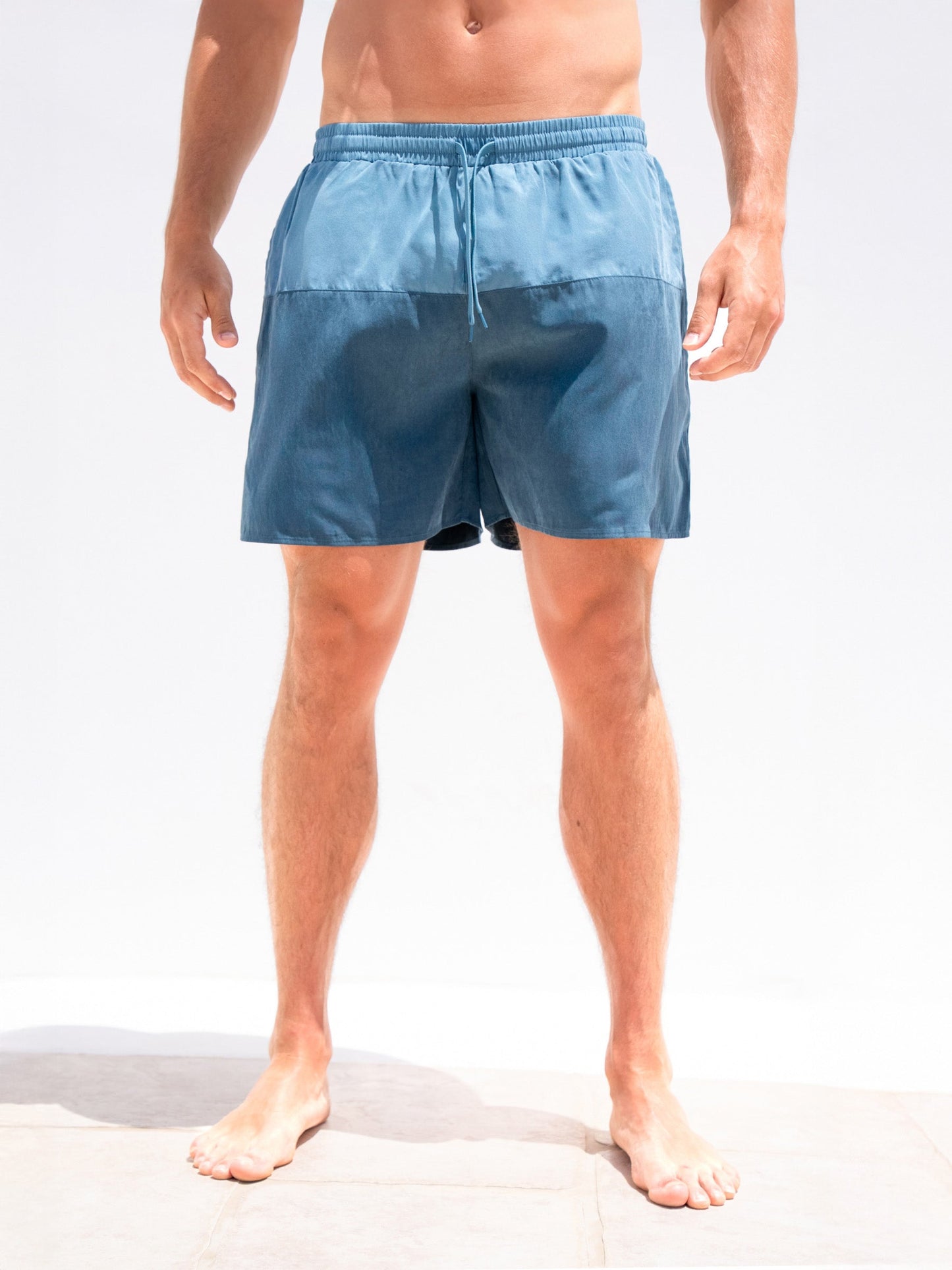 Anchor Swim Shorts - Teal Green