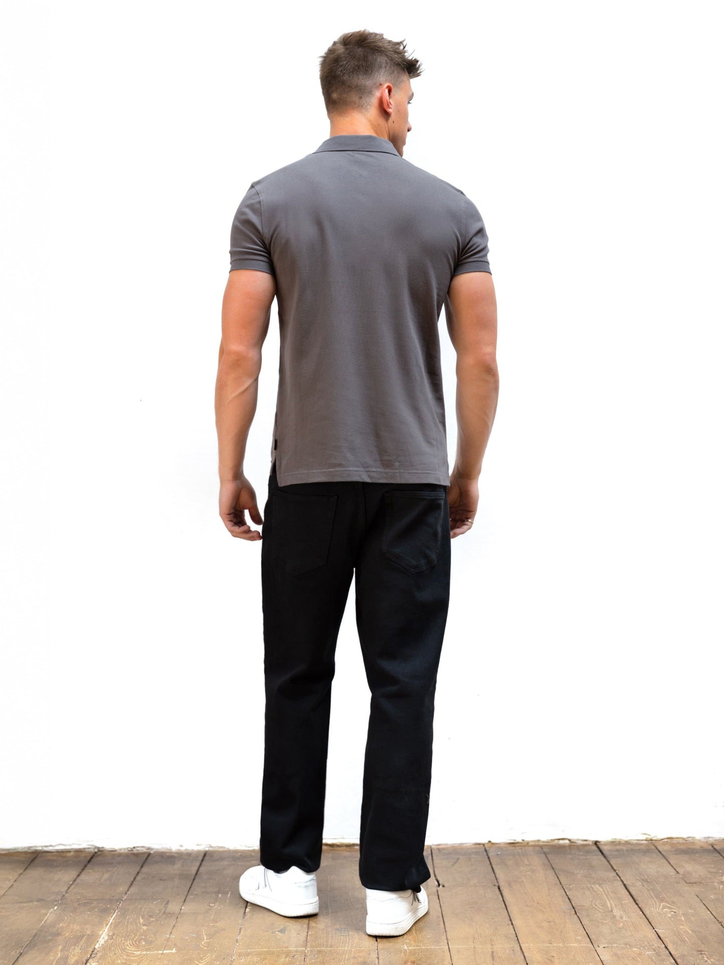 Anchor Polo Shirt - Grey