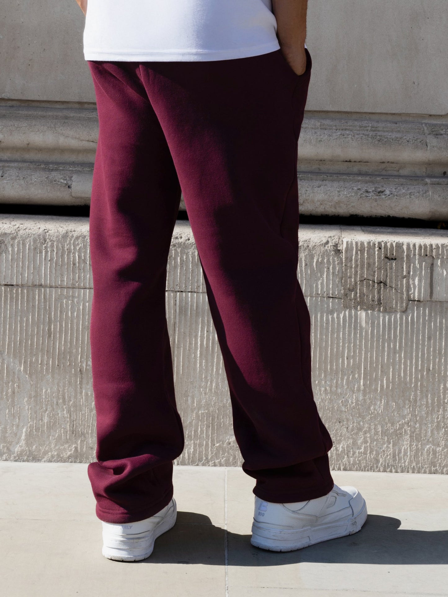 Declan Relaxed Sweatpants - Burgundy