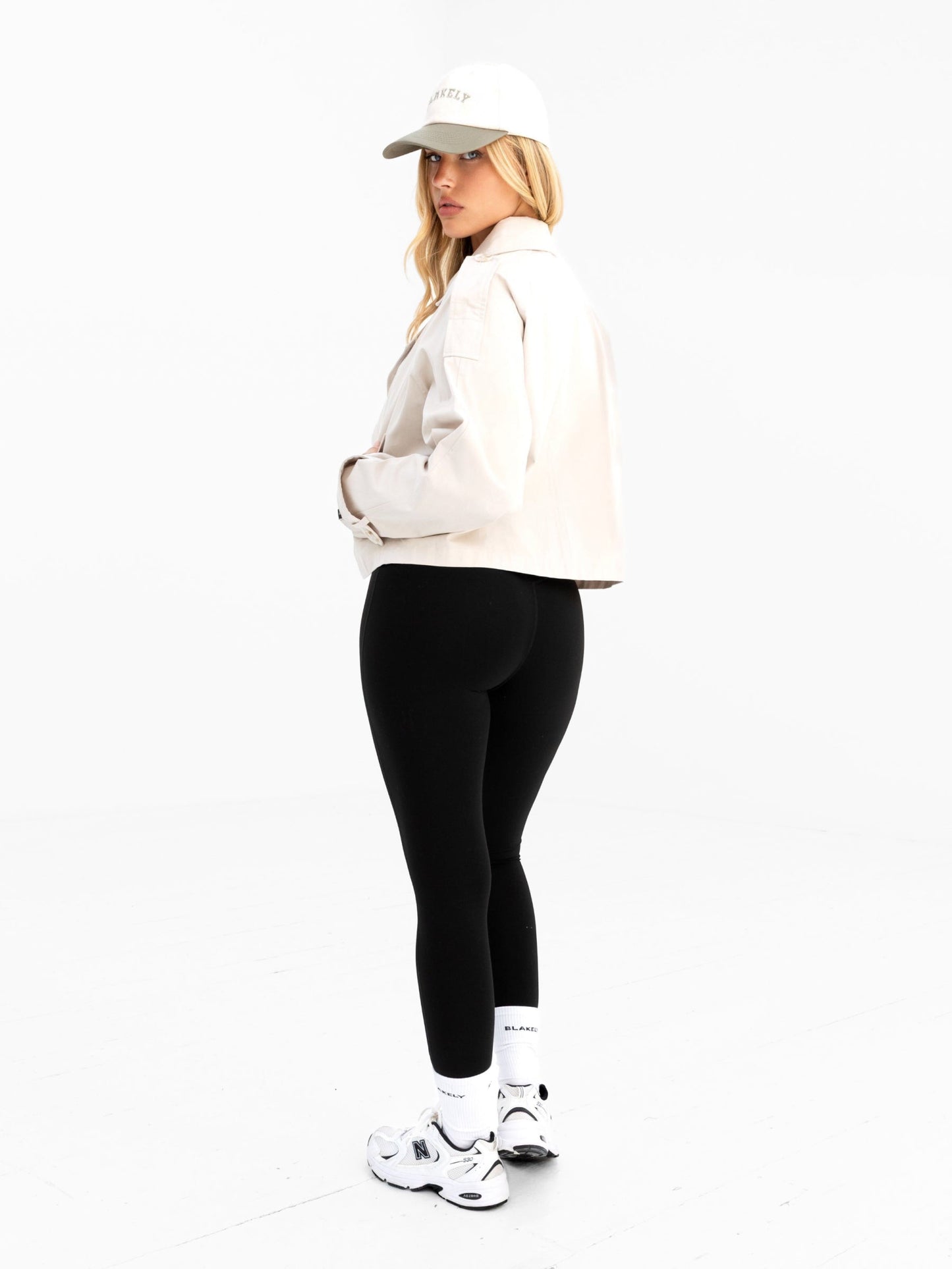 Amara Short Trench Coat - Off White