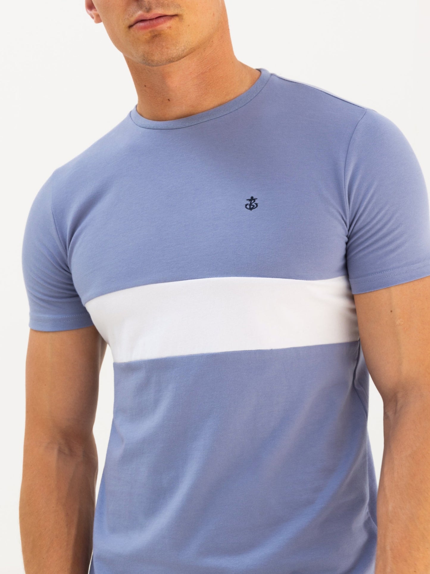 Rhode T-Shirt - Blue & White