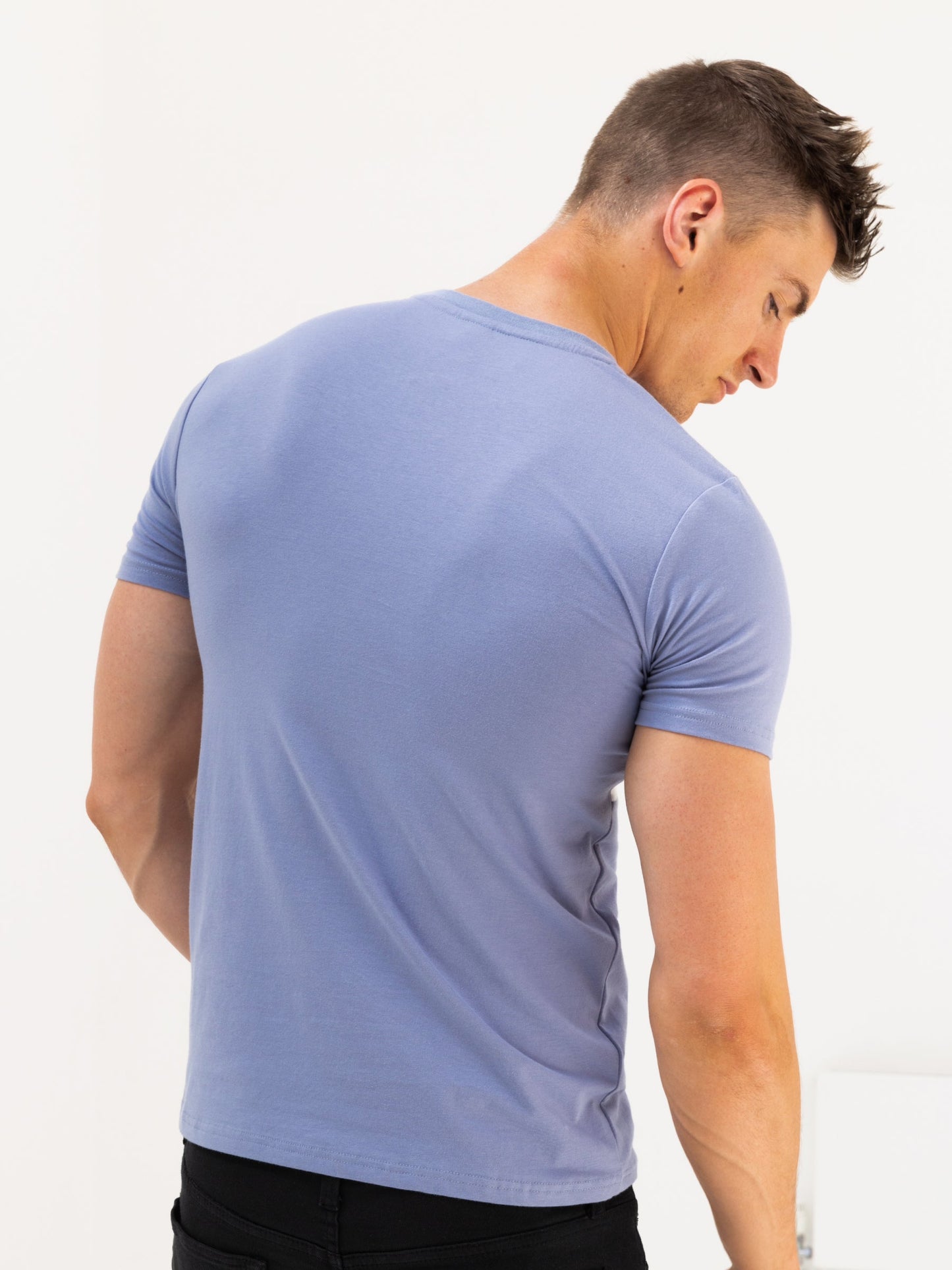 Rhode T-Shirt - Blue & White