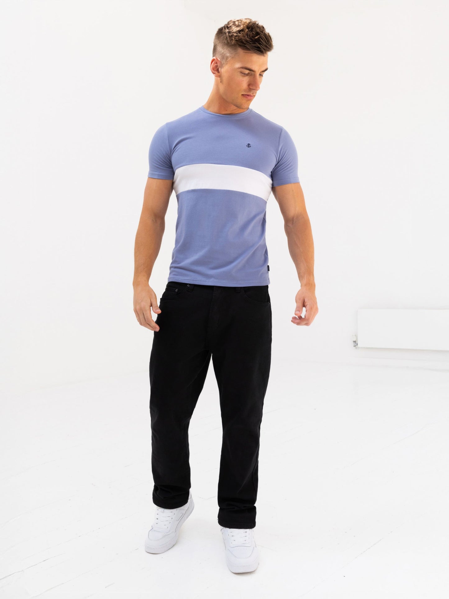 Rhode T-Shirt - Blue & White