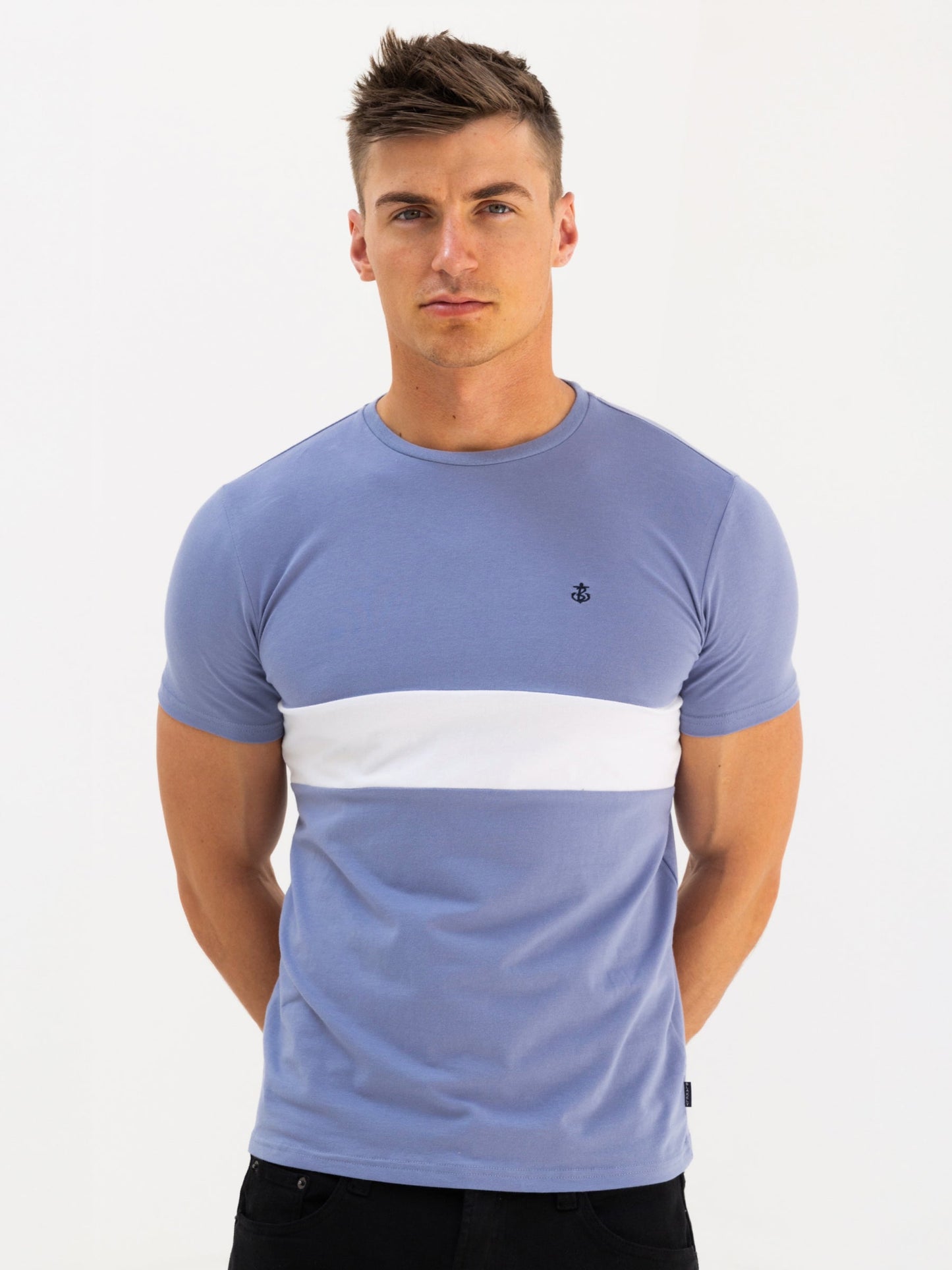 Rhode T-Shirt - Blue & White