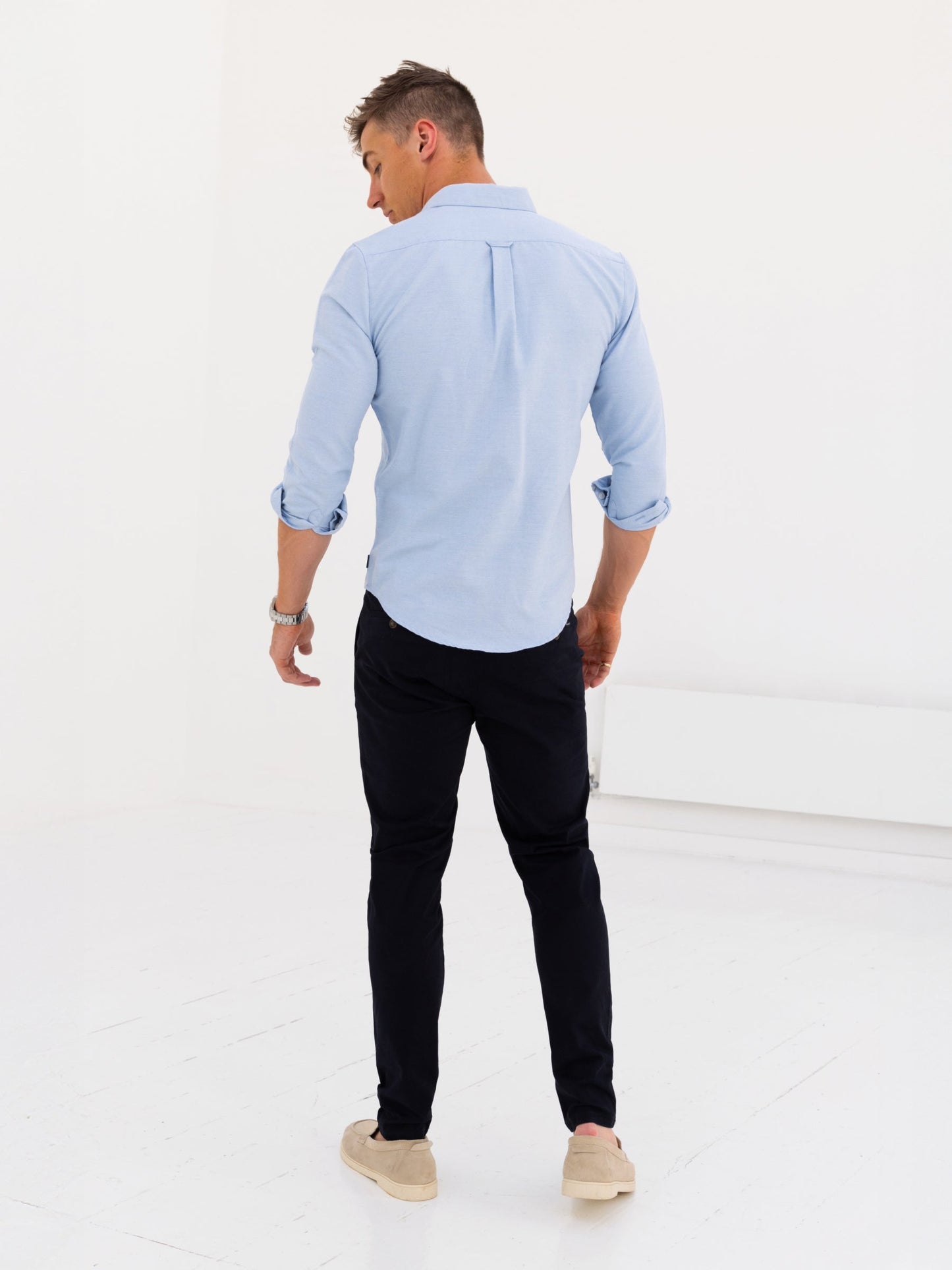 Dallas Long Sleeve Shirt - Blue