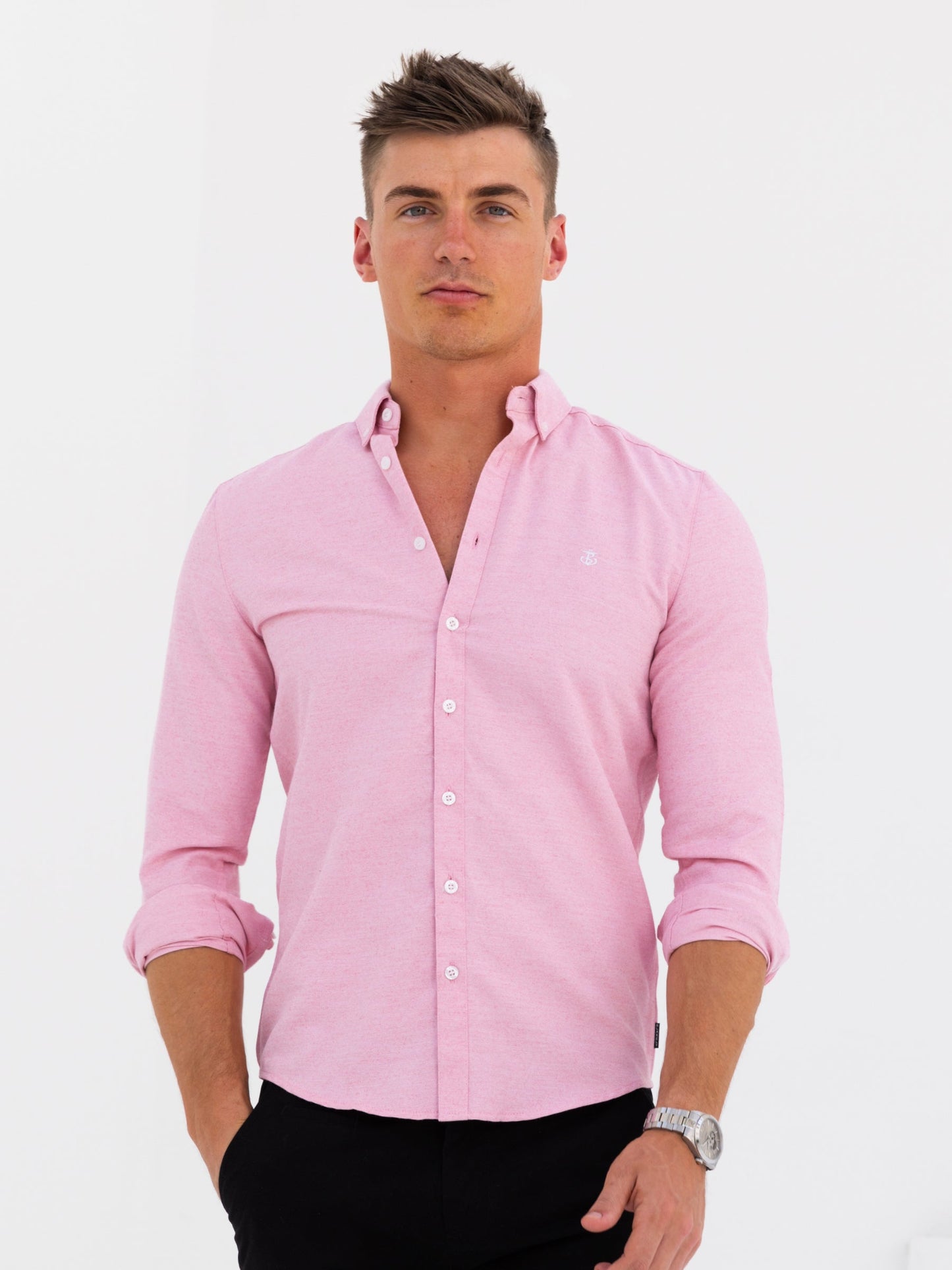 Dallas Long Sleeve Shirt - Pink