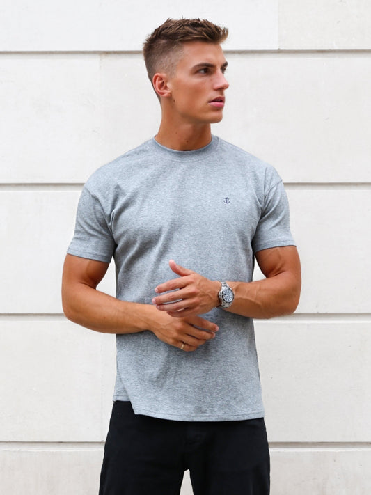 Anchor Relaxed T-Shirt - Marl Grey