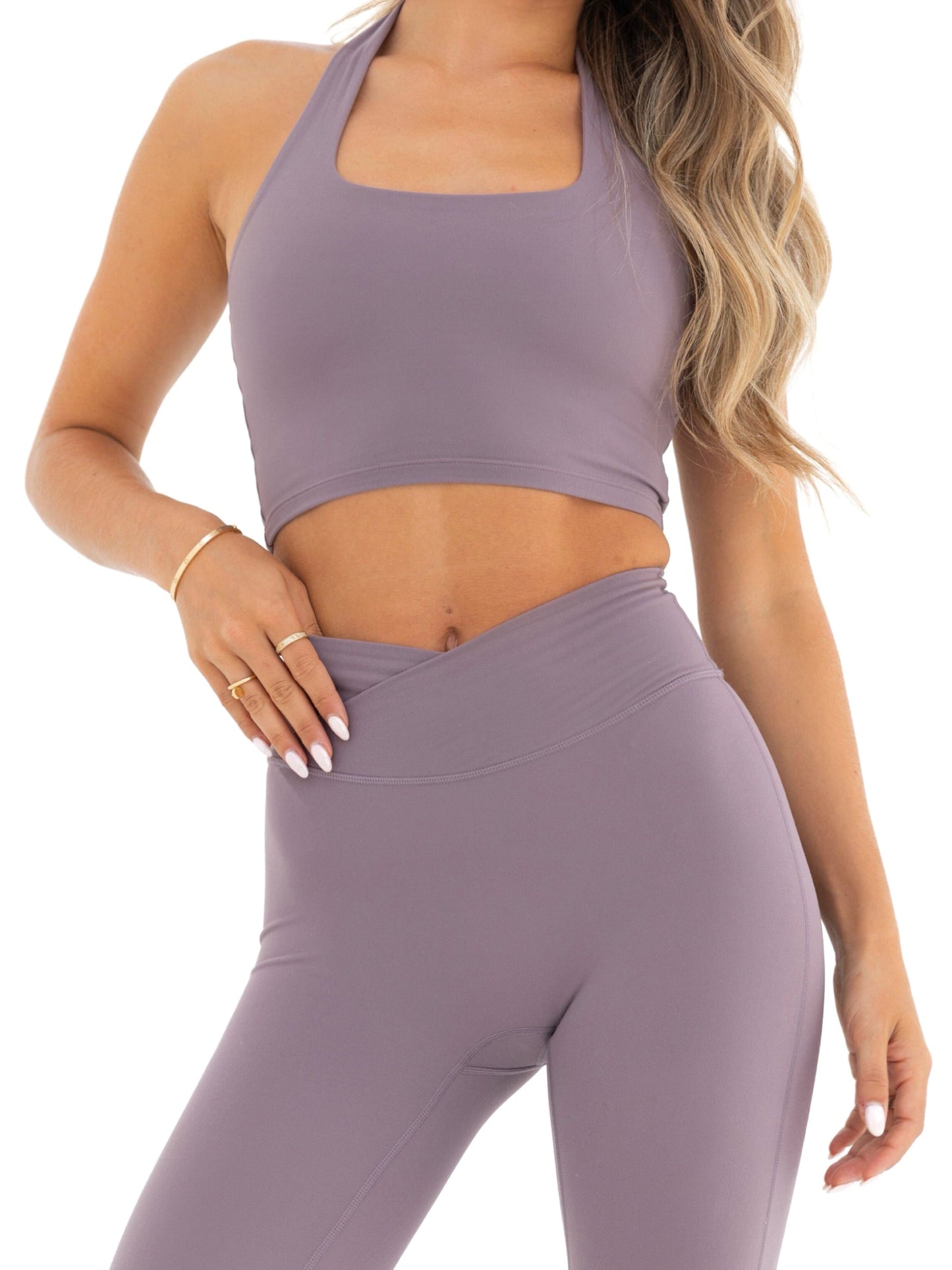 Ultimate Crossover Leggings - Grape
