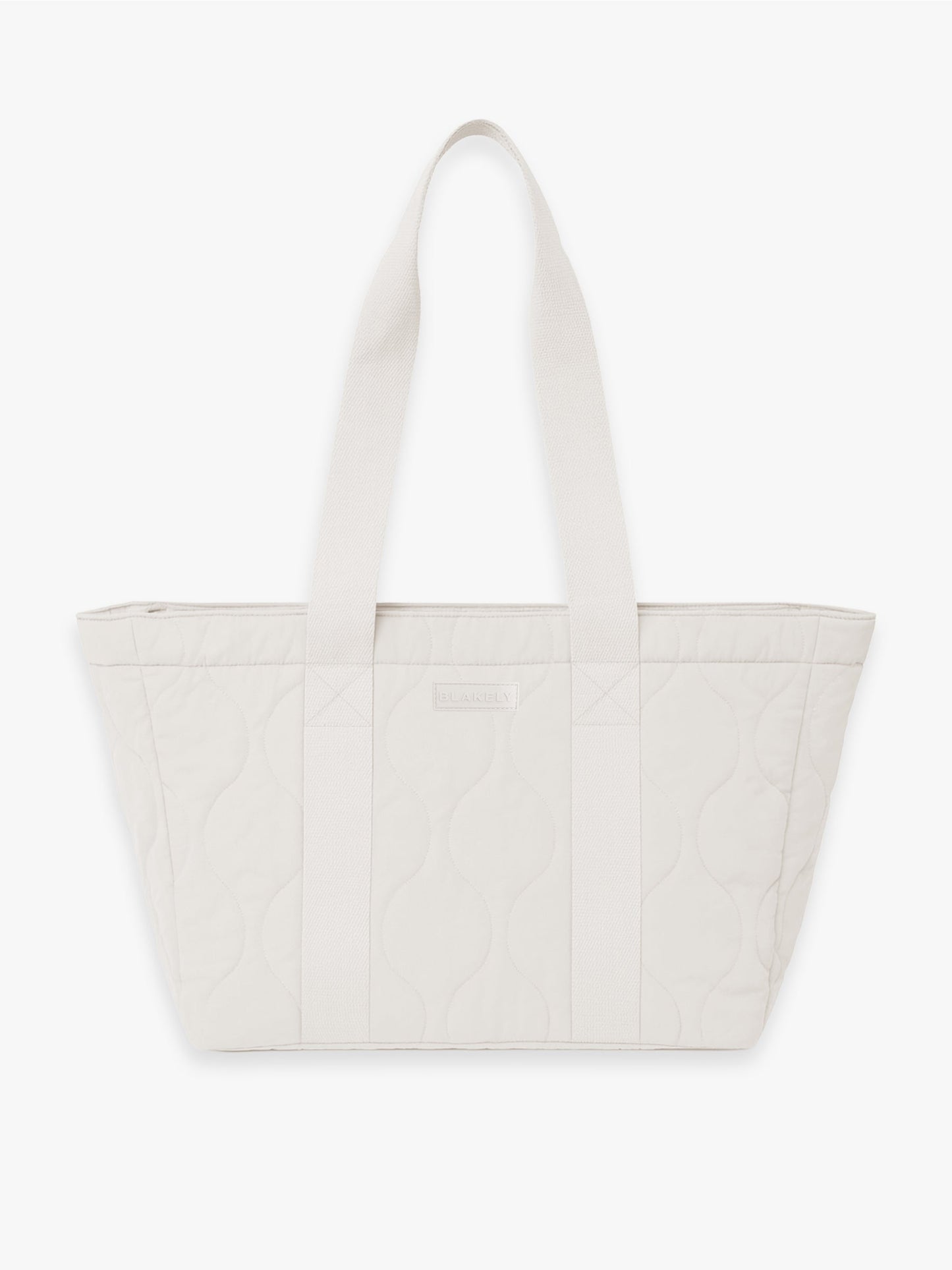 Quilted Tote Bag - Chalk