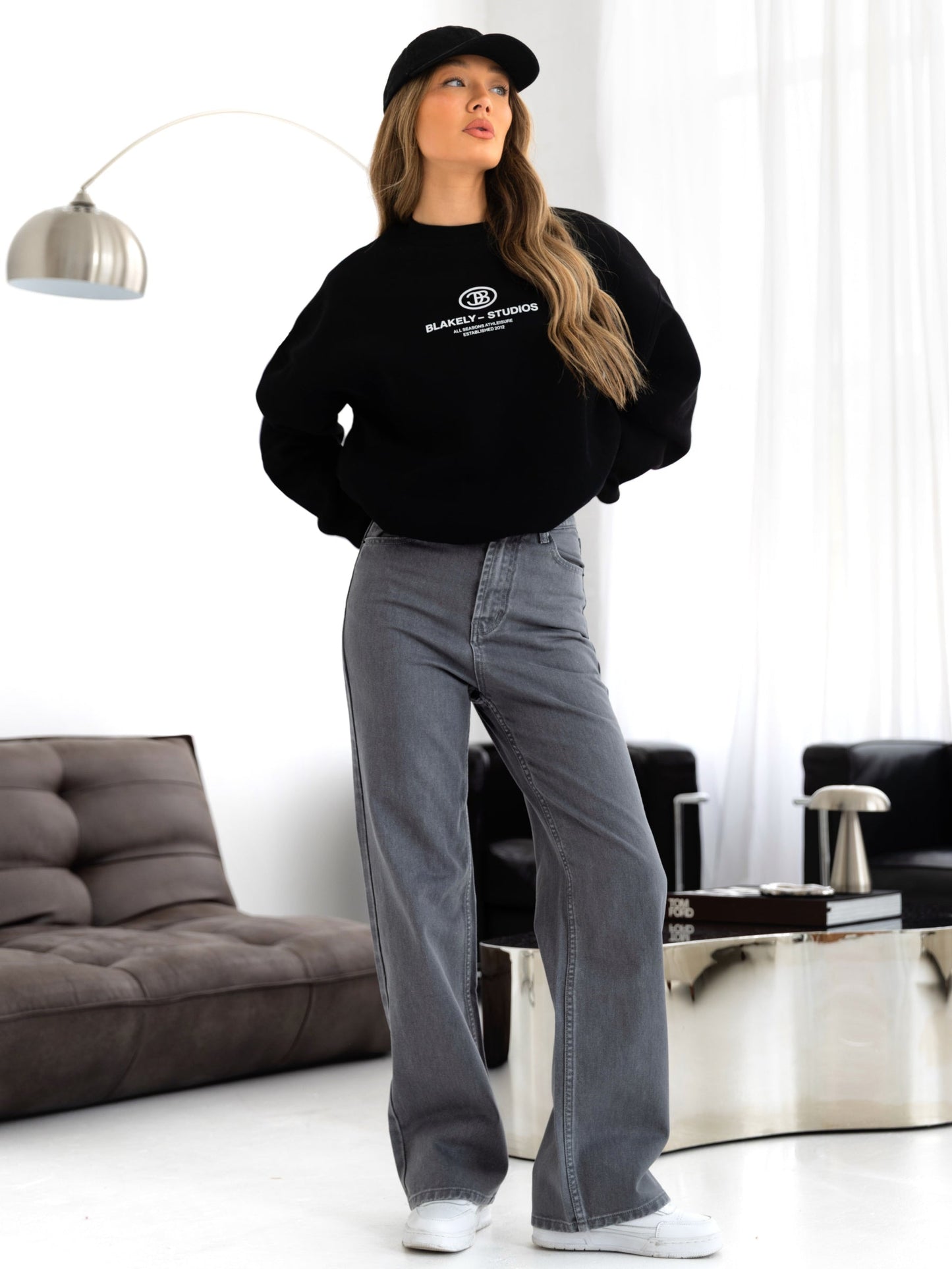 Madison Oversized Sweater - Black