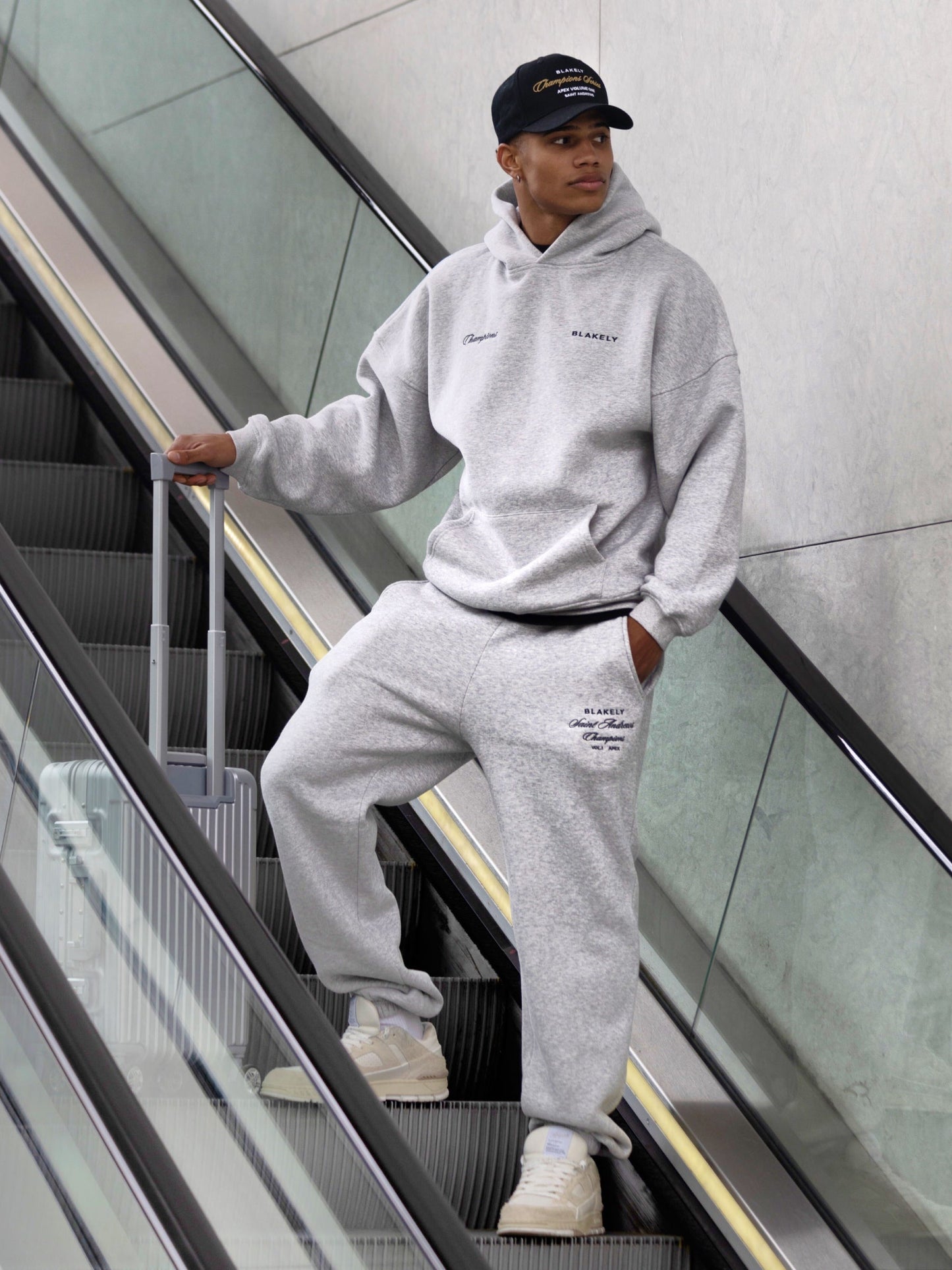 Legacy Relaxed Sweatpants - Marl Grey