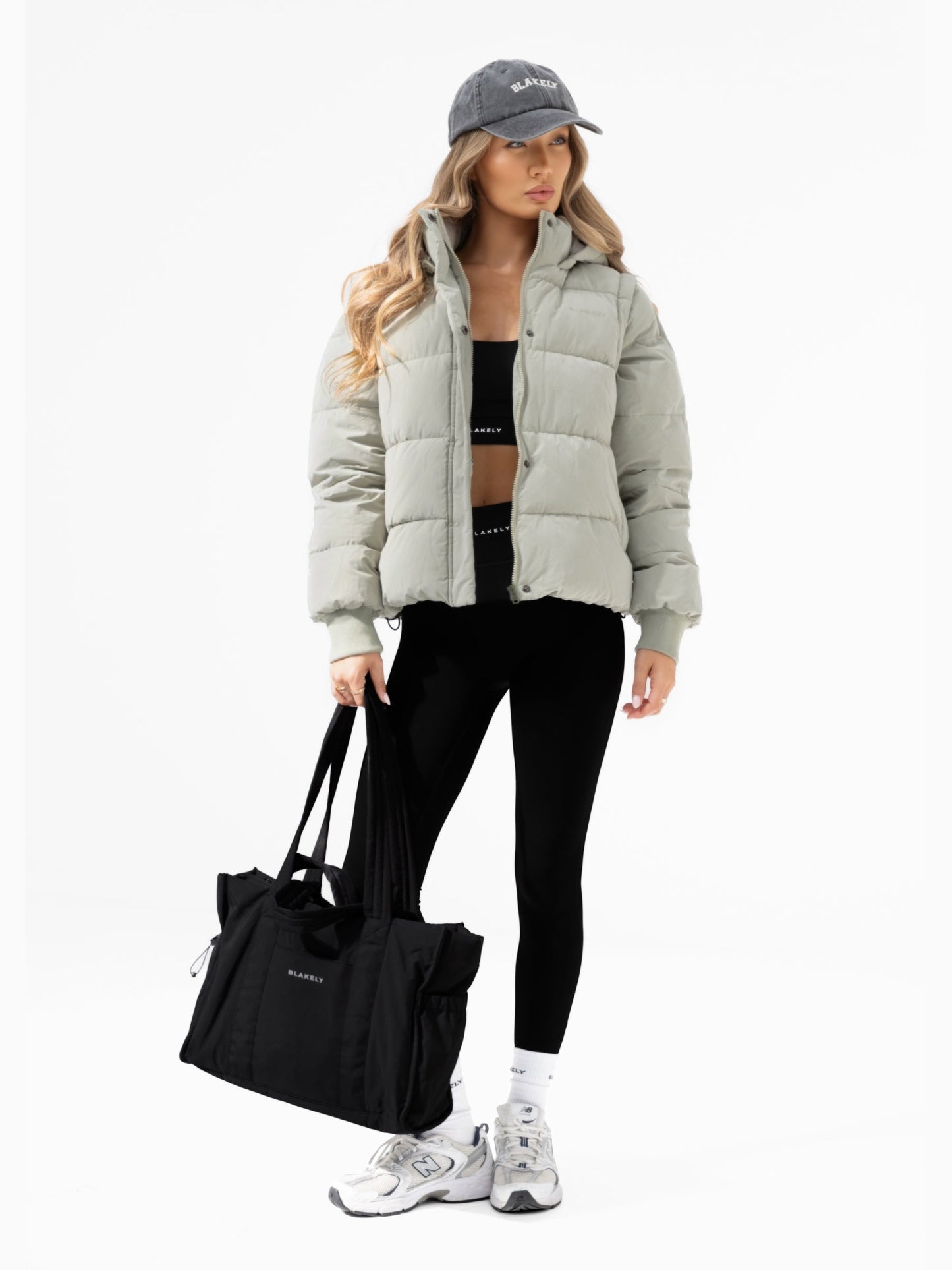 Multiway Puffer Coat 2 - Sage Green