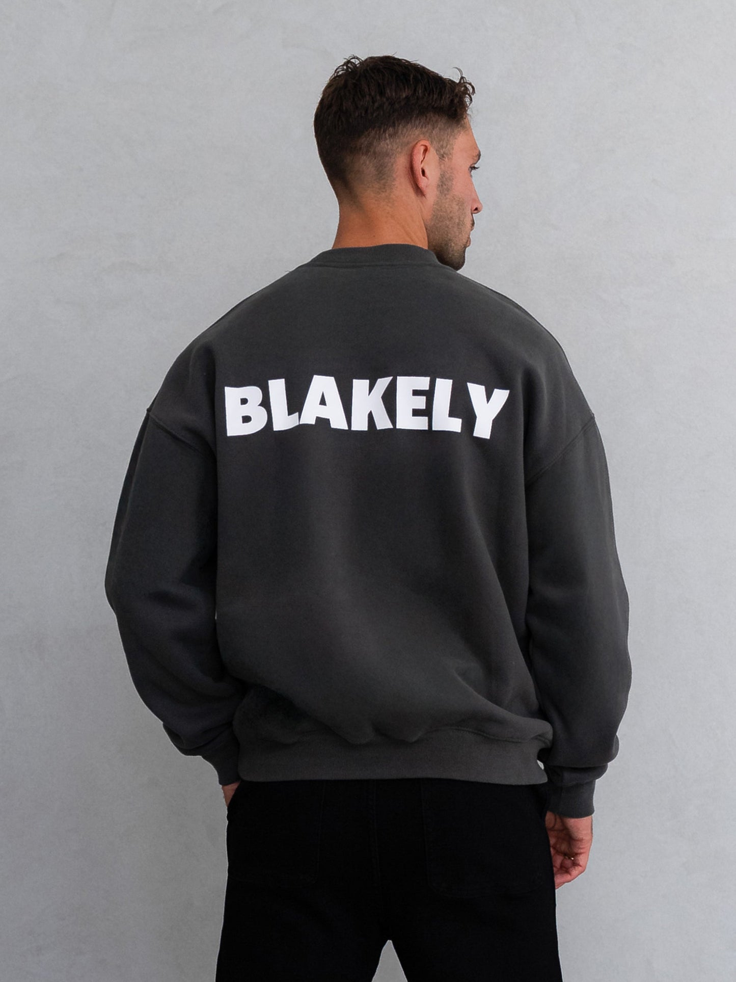 Declan Relaxed Sweater - Khaki Grey