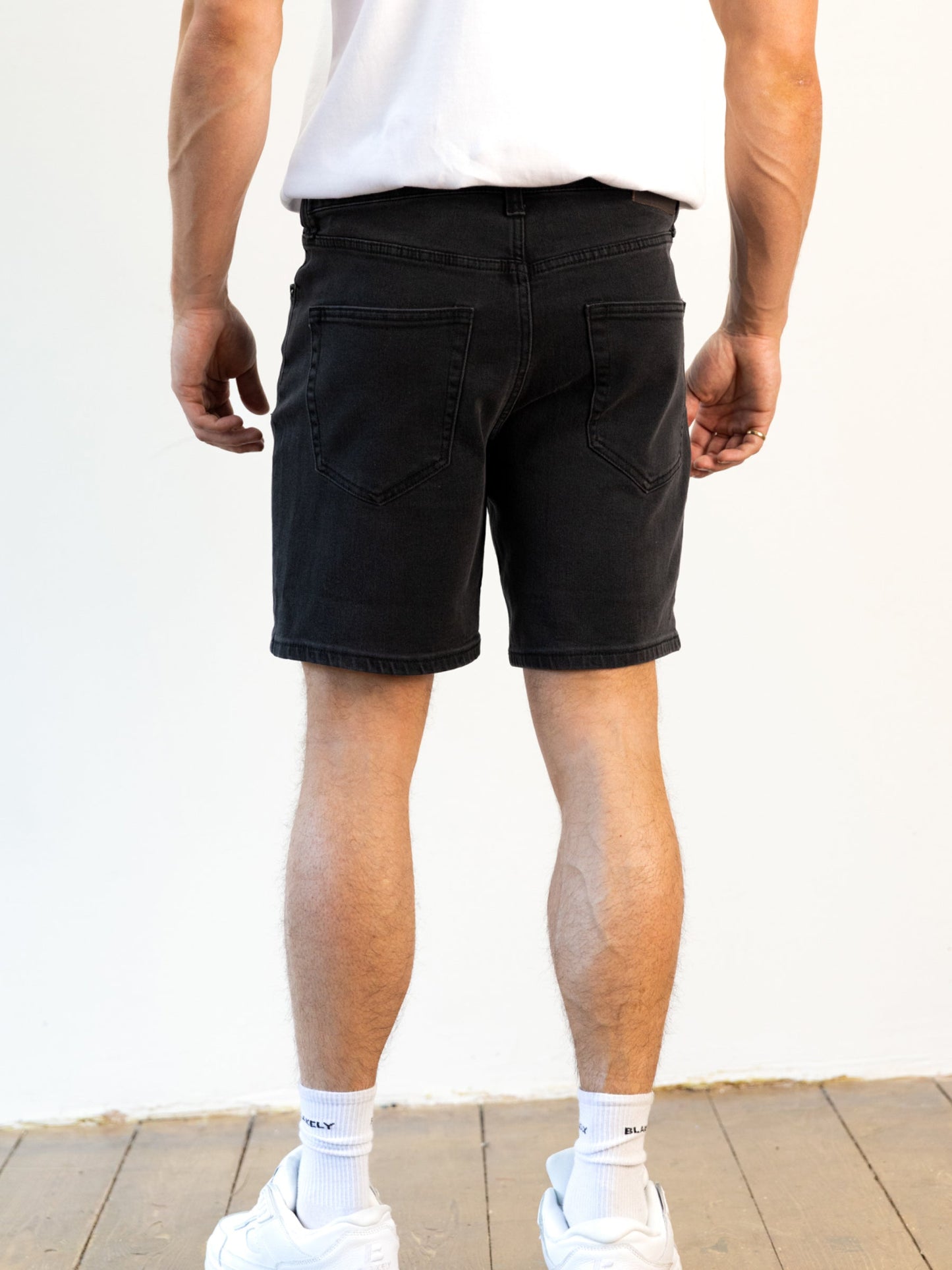 Blakely Denim Shorts - Black