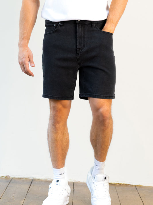 Blakely Denim Shorts - Black
