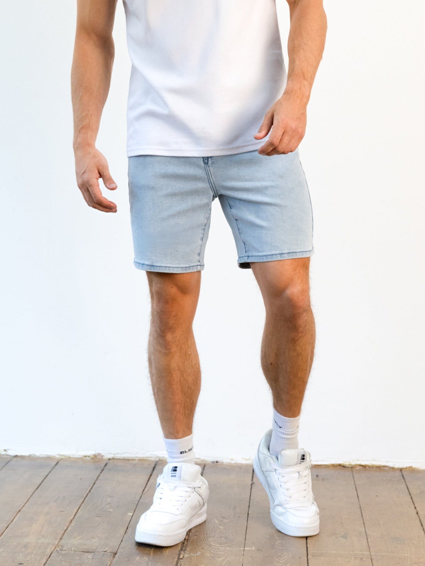 Blakely Denim Shorts - Blue