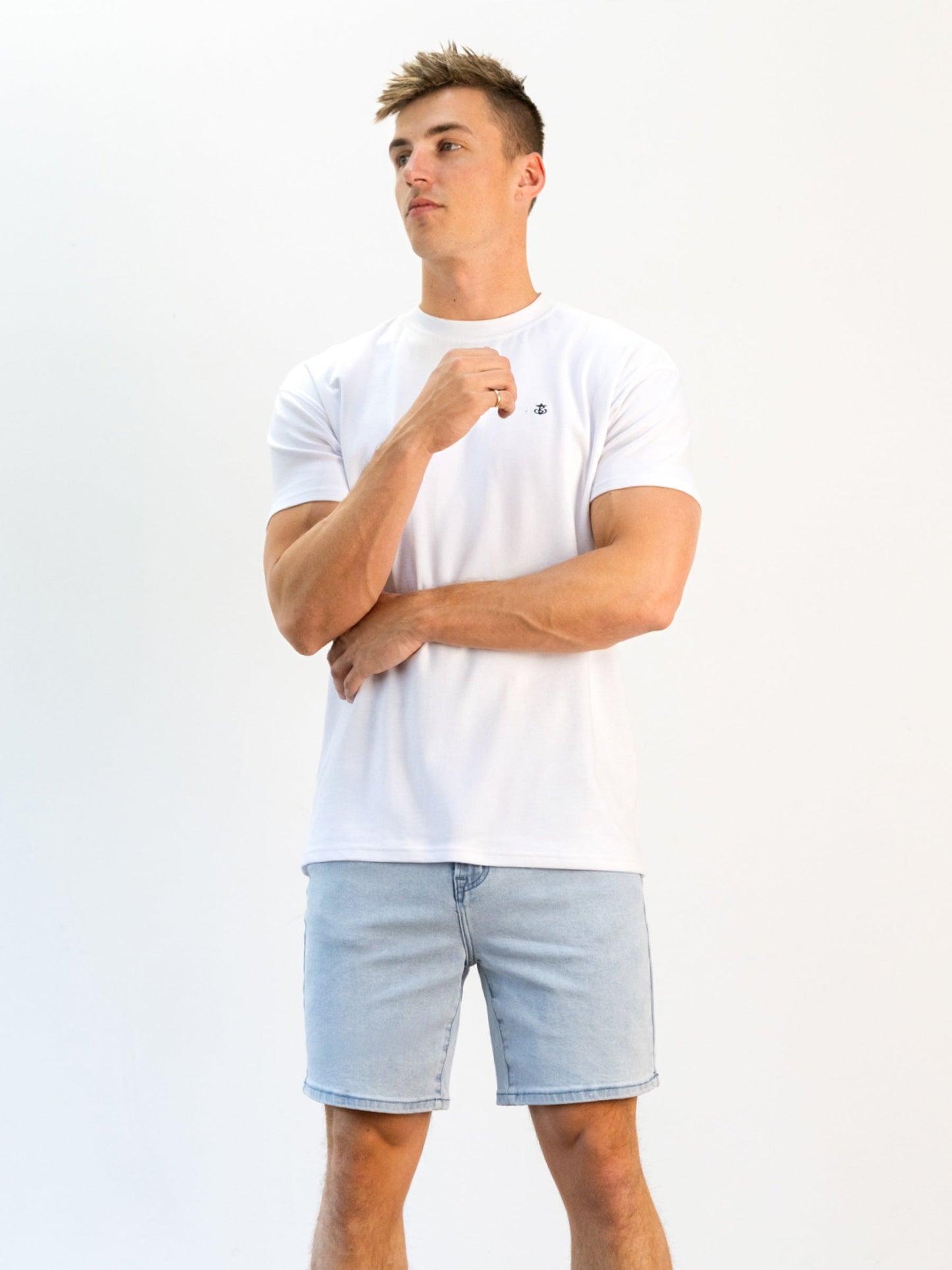 Blakely Denim Shorts - Blue