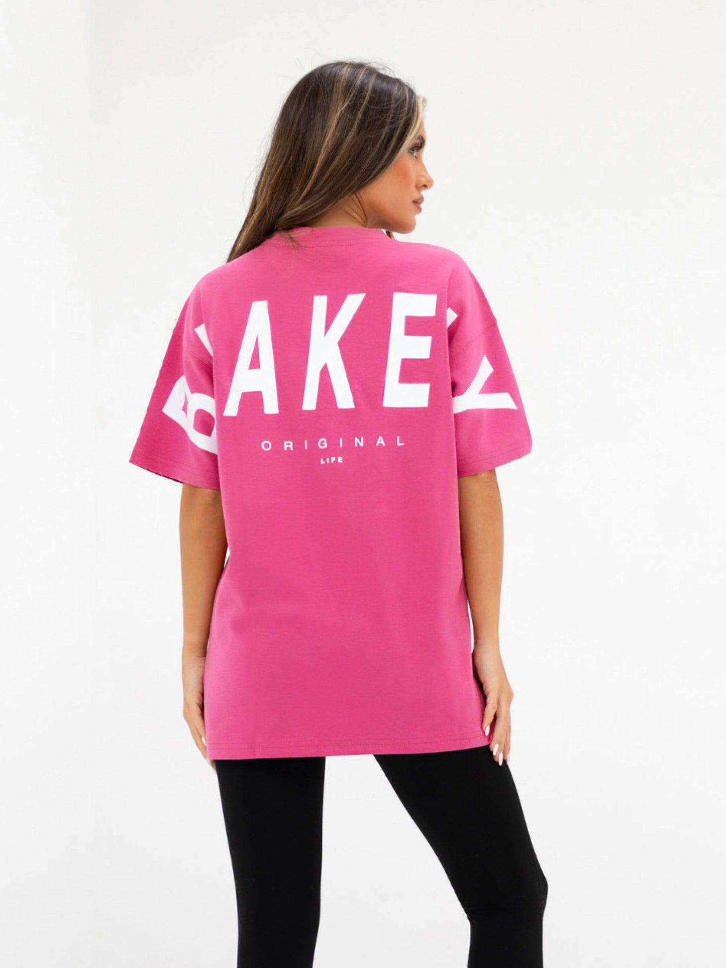 Isabel Oversized T-Shirt - Hot Pink