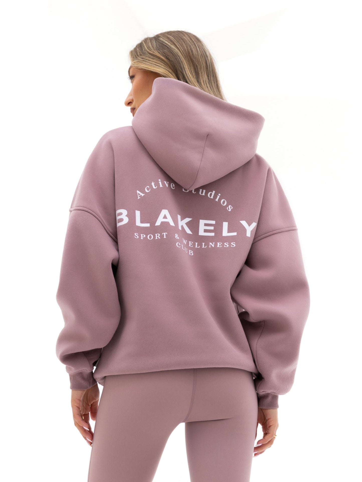 Active Studios Oversized Hoodie - Dusty Pink
