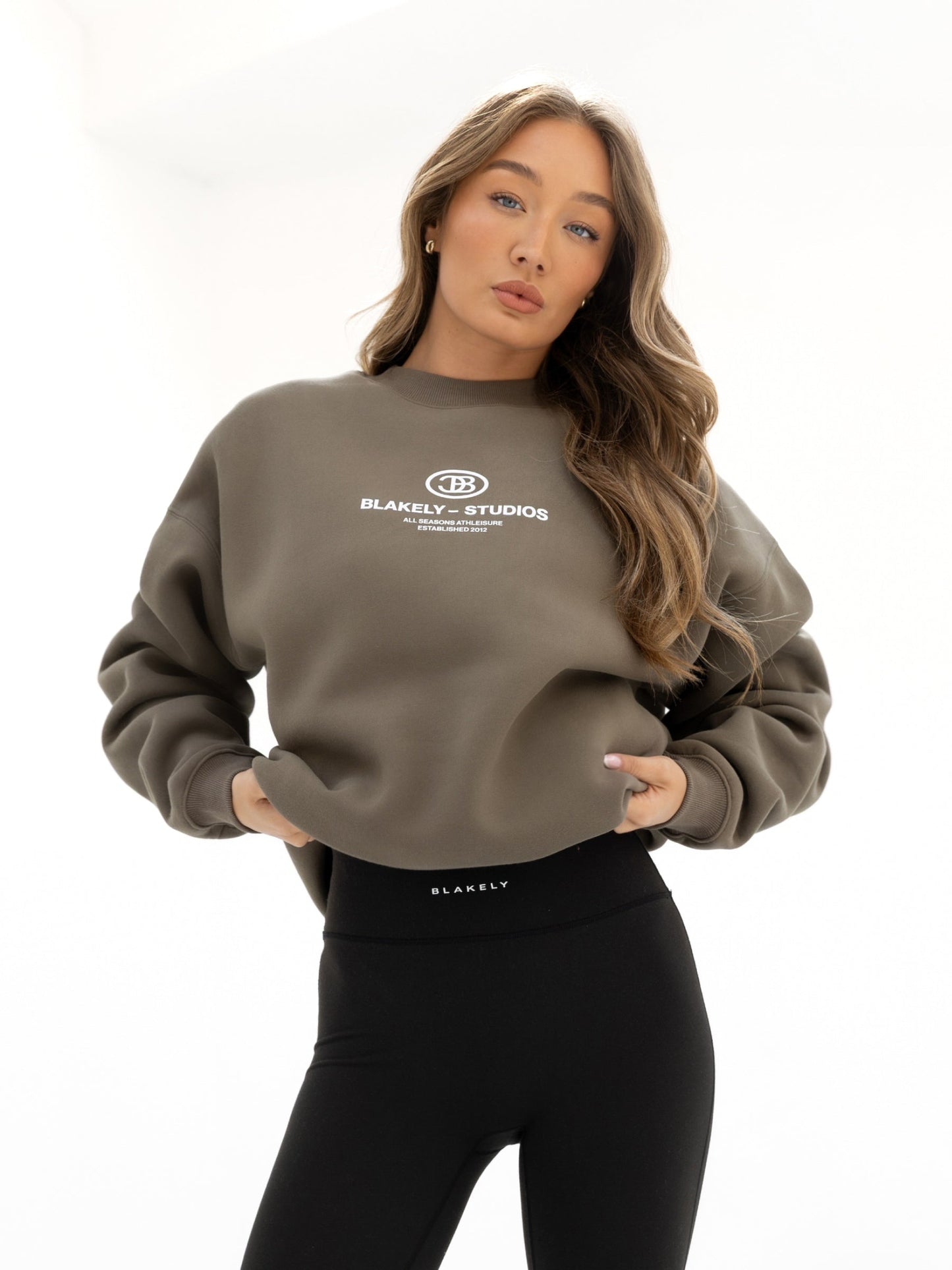 Madison Oversized Sweater - Khaki Brown