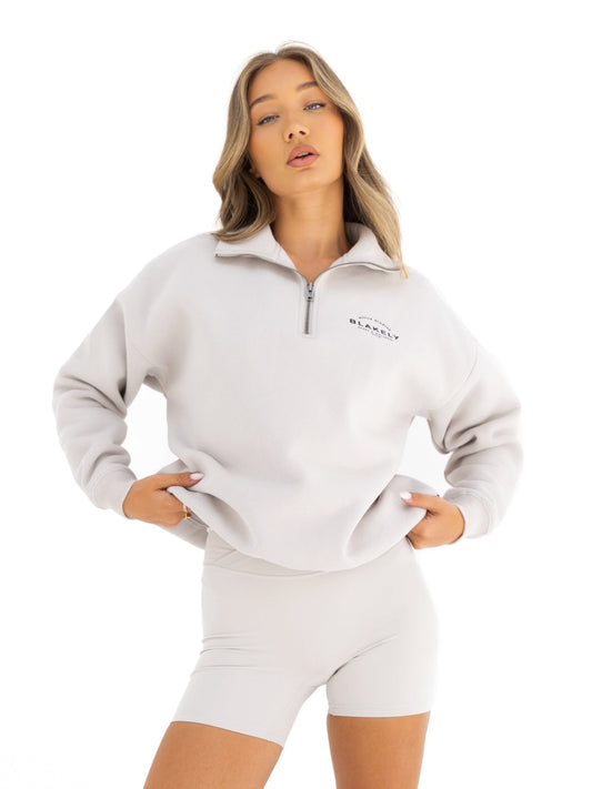 Active Studios 1/4 Zip Sweater - Ivory