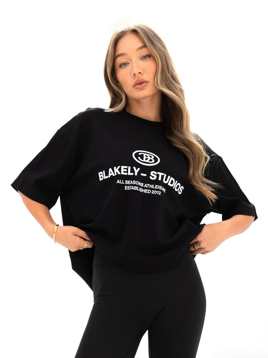 Madison Ultra Oversized T-Shirt - Black