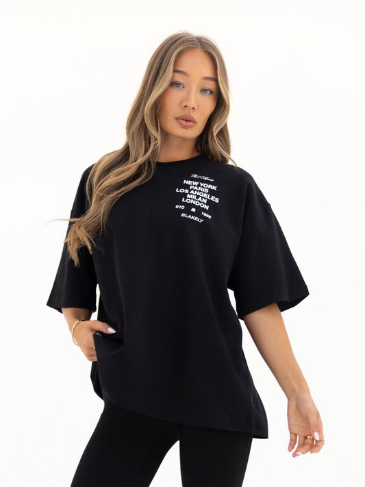 Apex 610 Ultra Oversized T-Shirt - Black