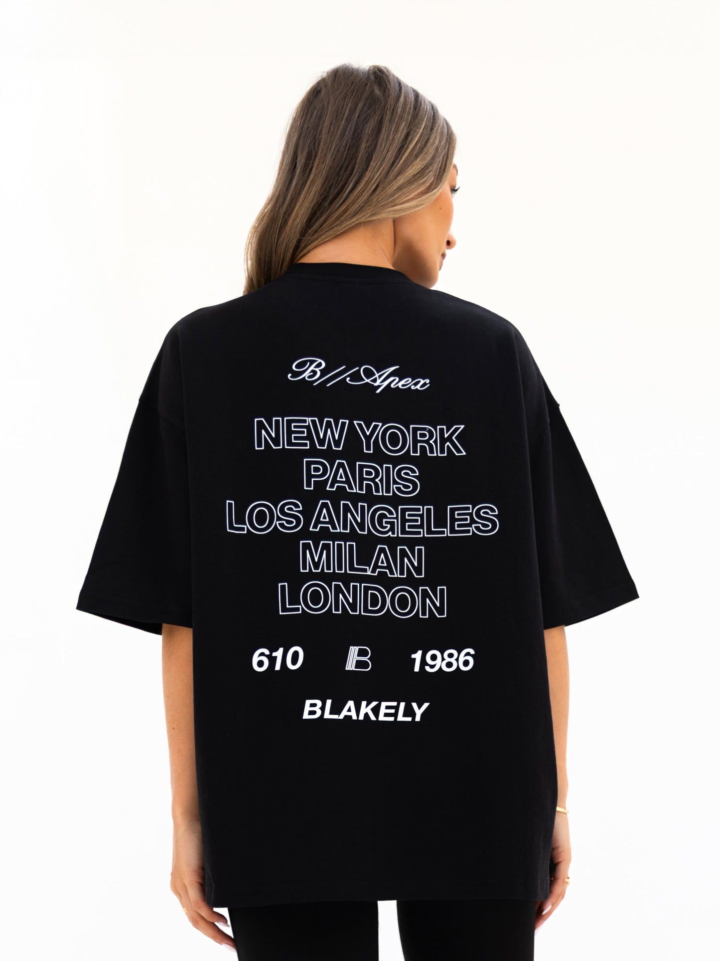 Apex City Ultra Oversized T-Shirt - Black