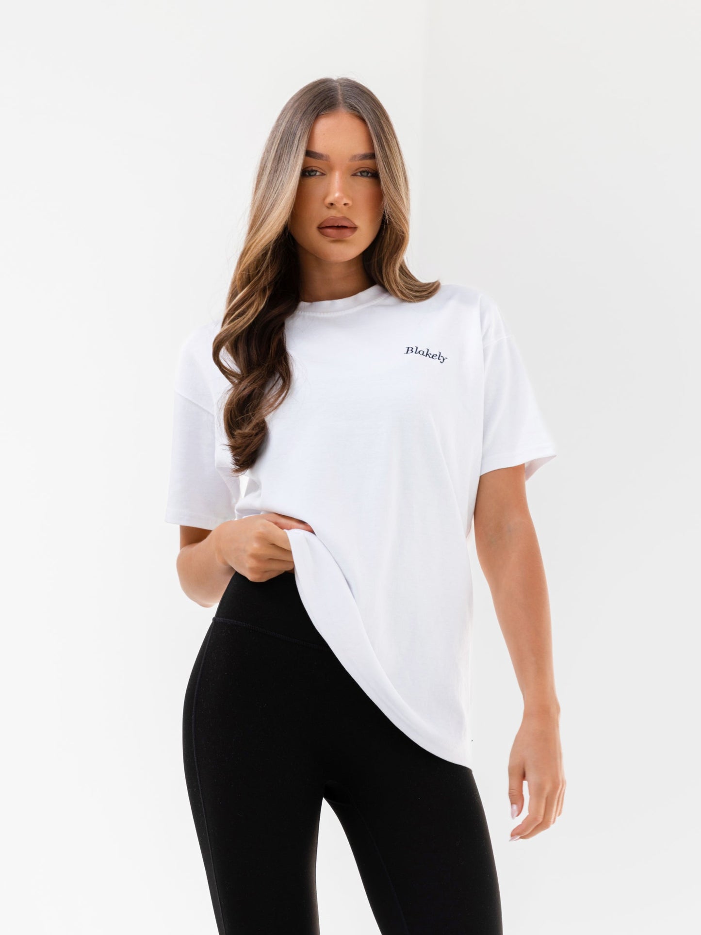 Lilo Lime Oversized T-Shirt - White