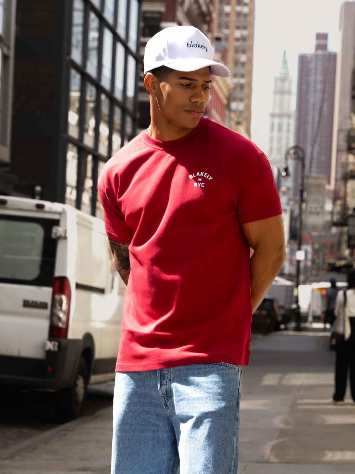 NYC Relaxed T-Shirt - Red