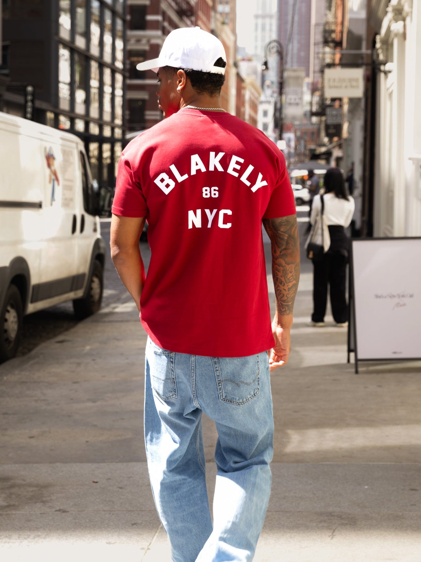 NYC Relaxed T-Shirt - Red