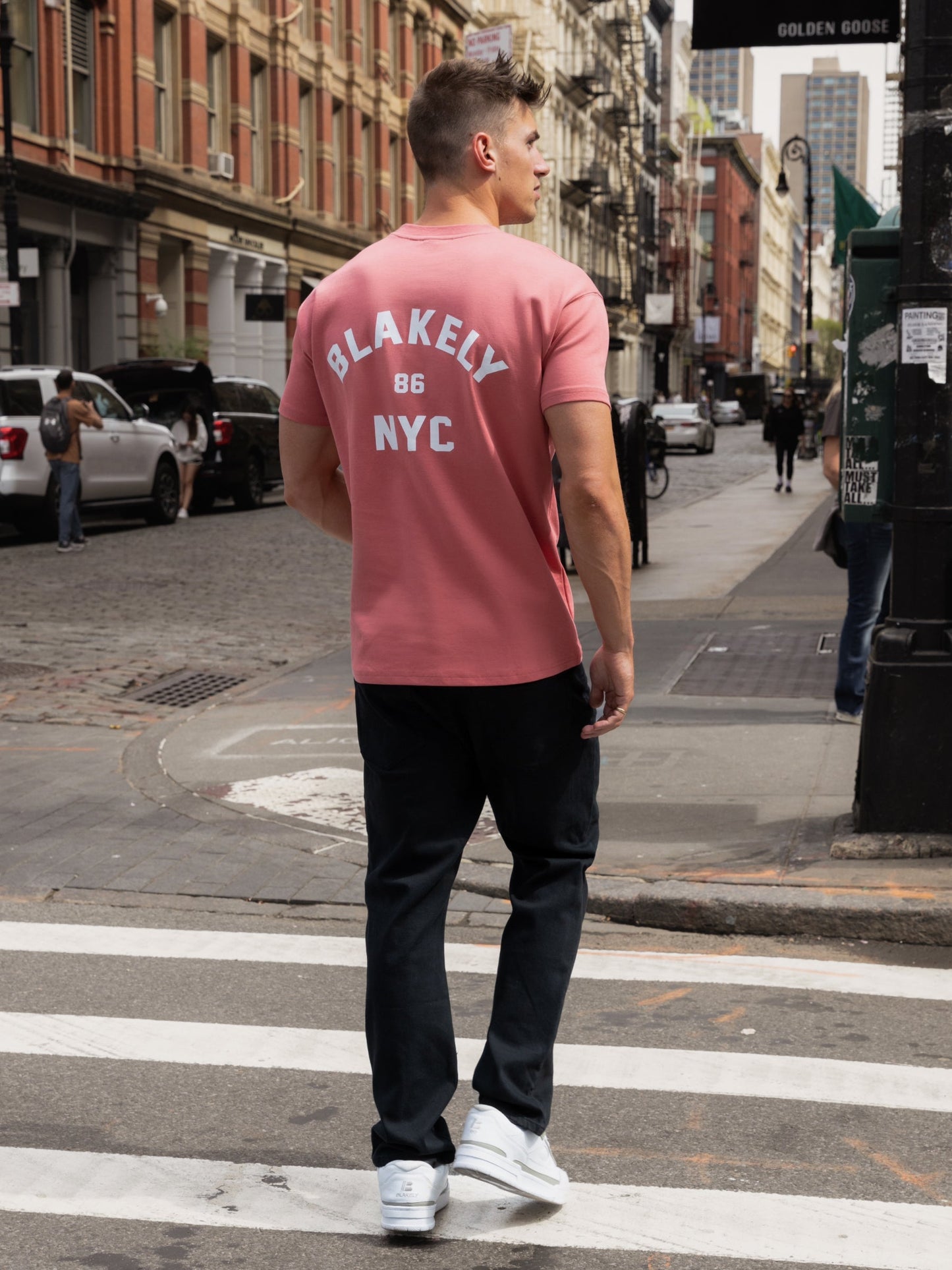 NYC Relaxed T-Shirt - Coral
