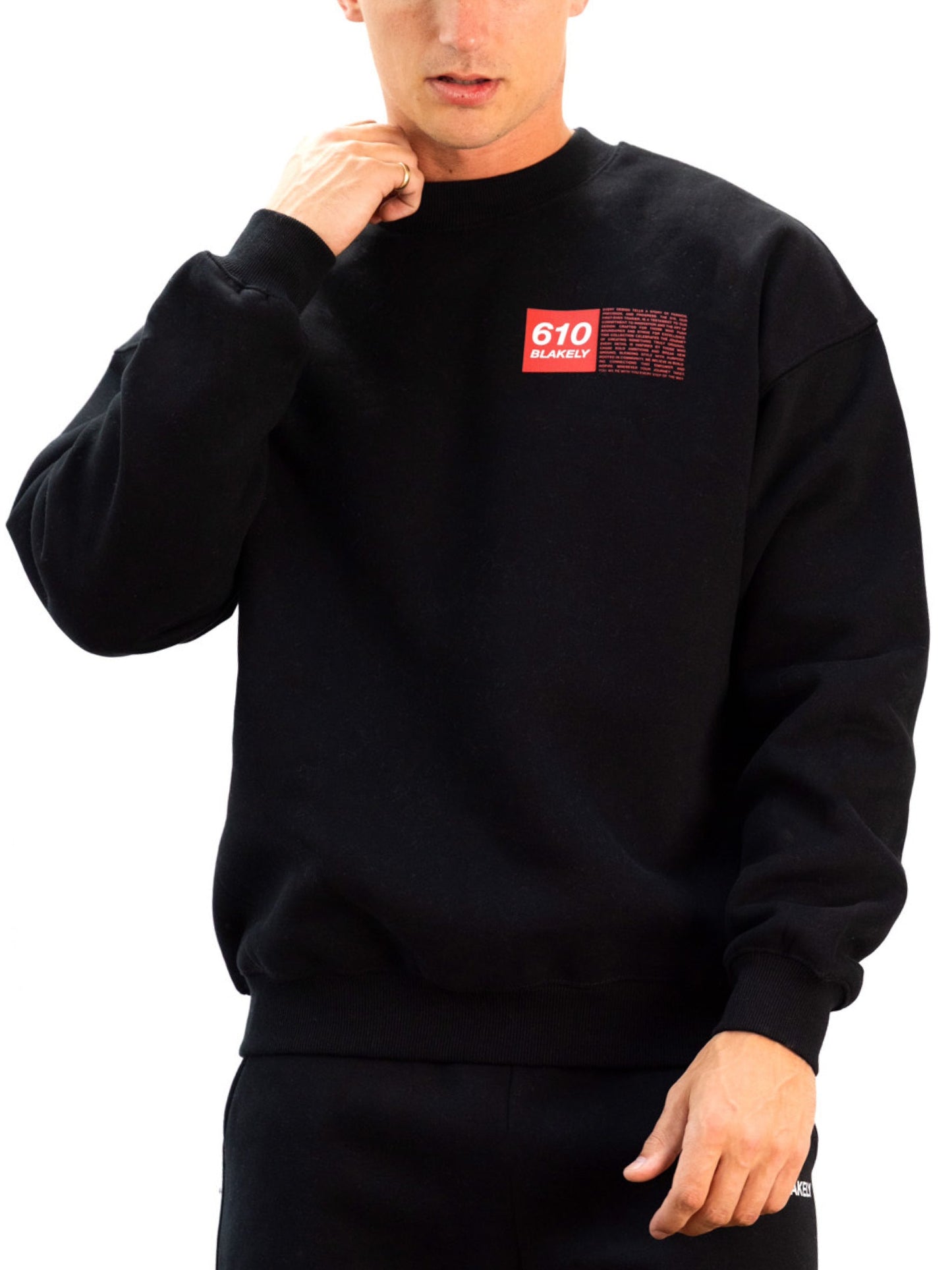 Tribeca 610 Relaxed Sweater - Black