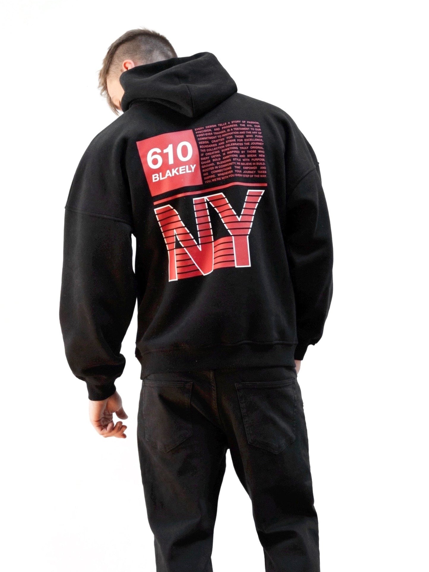 Tribeca 610 Relaxed Hoodie - Black