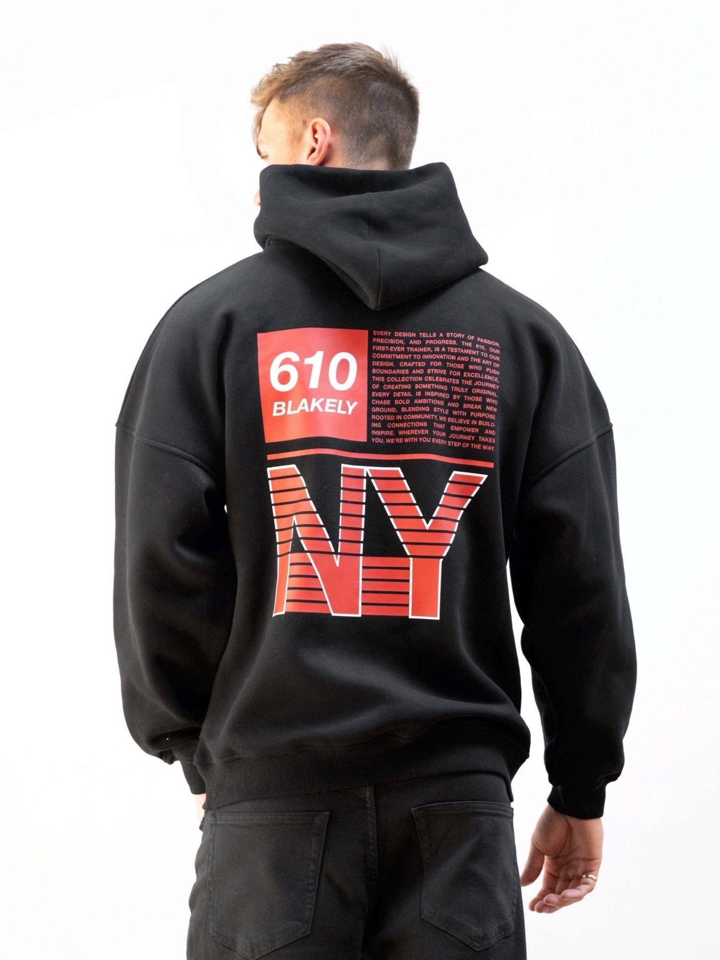Tribeca 610 Relaxed Hoodie - Black