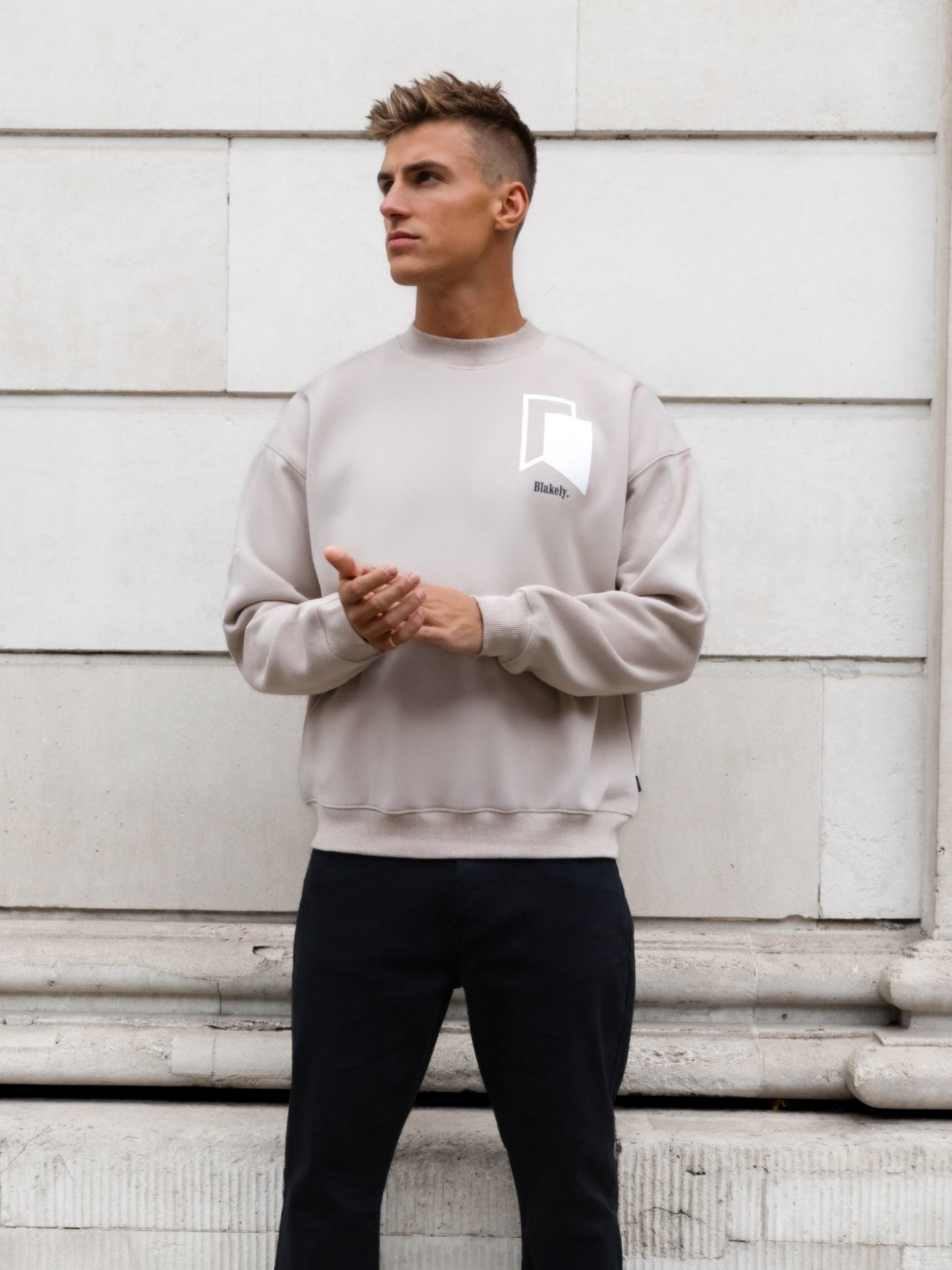 Revolve Relaxed Sweater - Tan