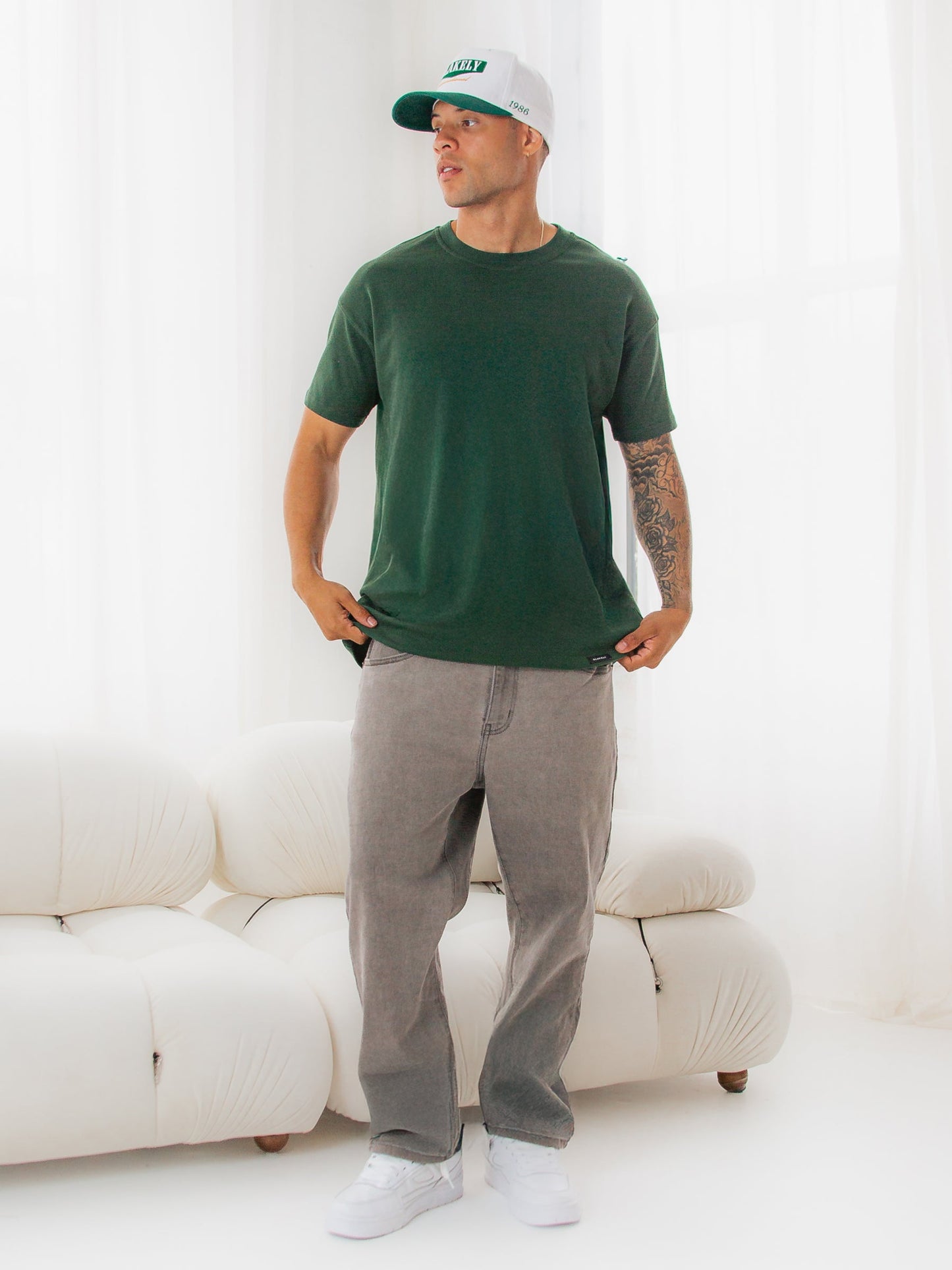 Otis Relaxed T-Shirt - Forest Green