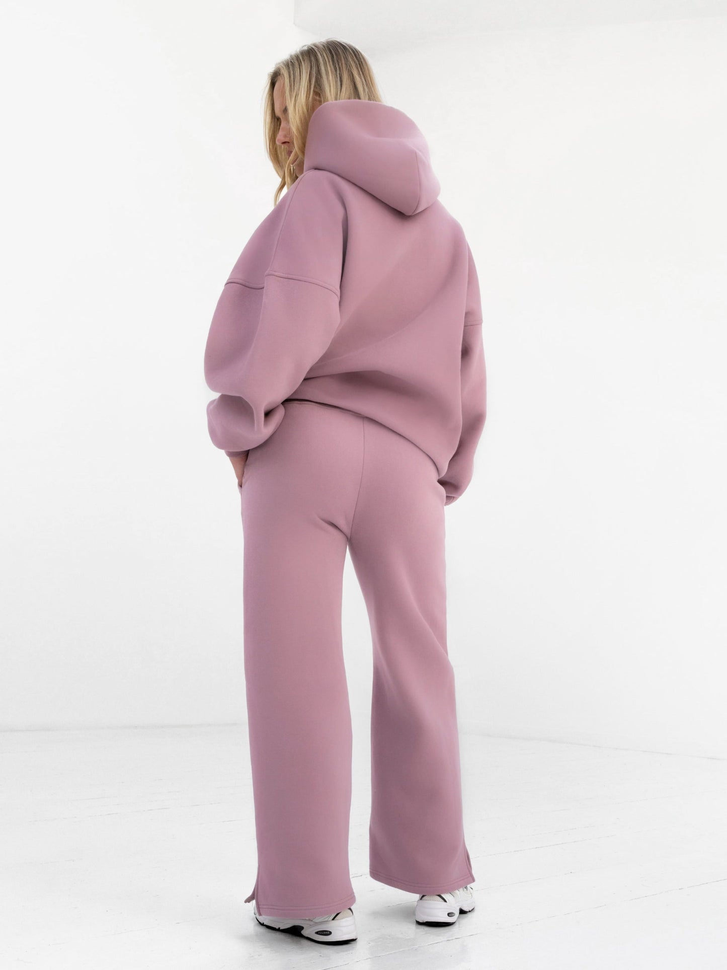 Heritage Oversized Hoodie - Dusty Pink