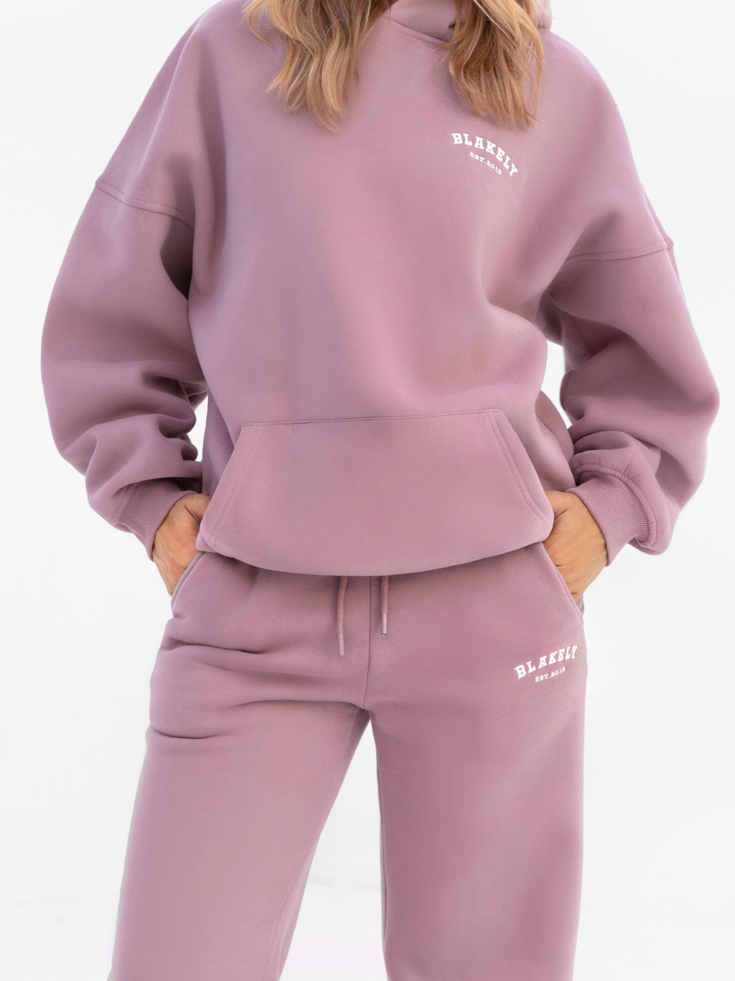 Heritage Oversized Hoodie - Dusty Pink