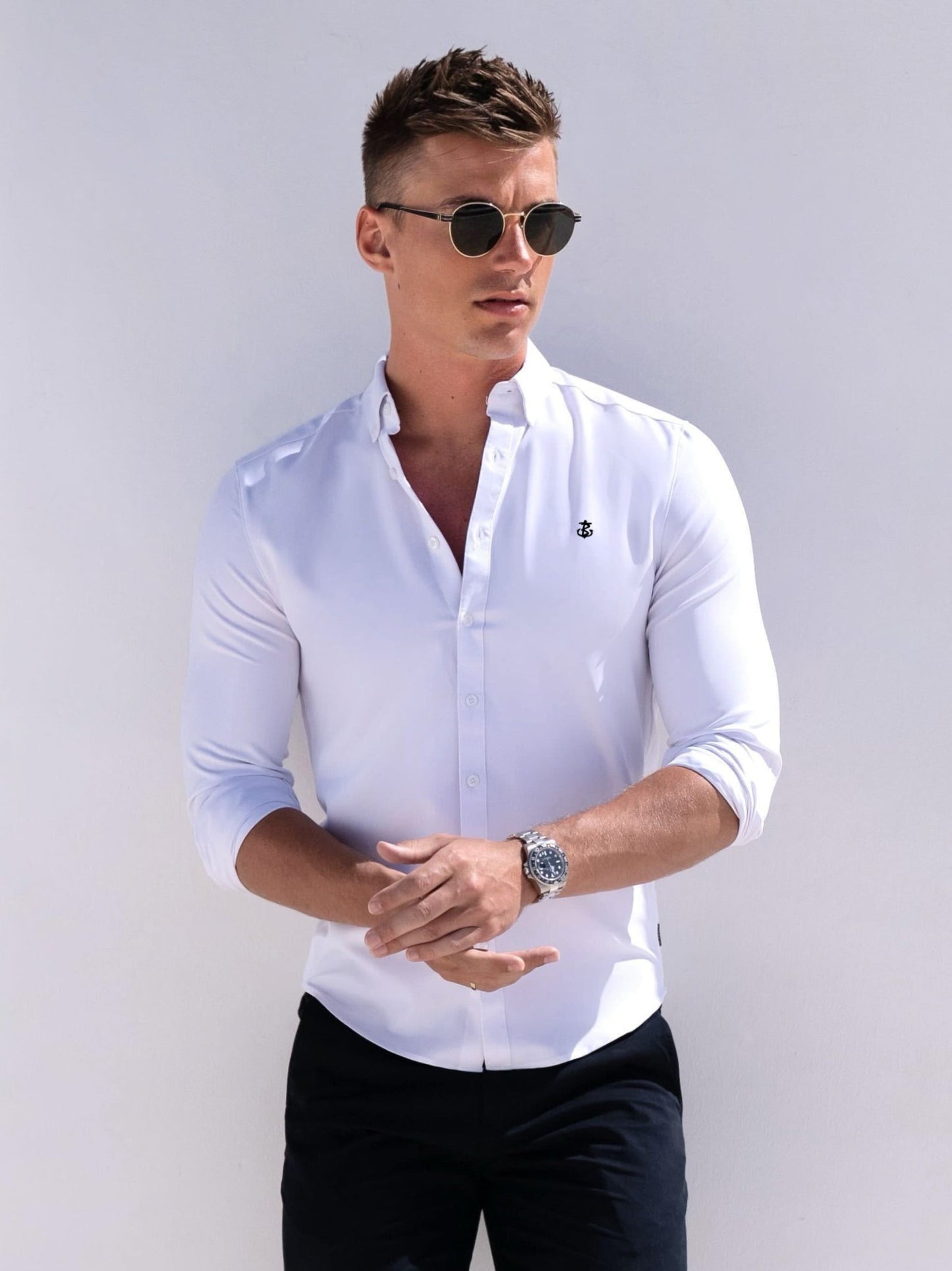 Torino Long Sleeve Shirt - White